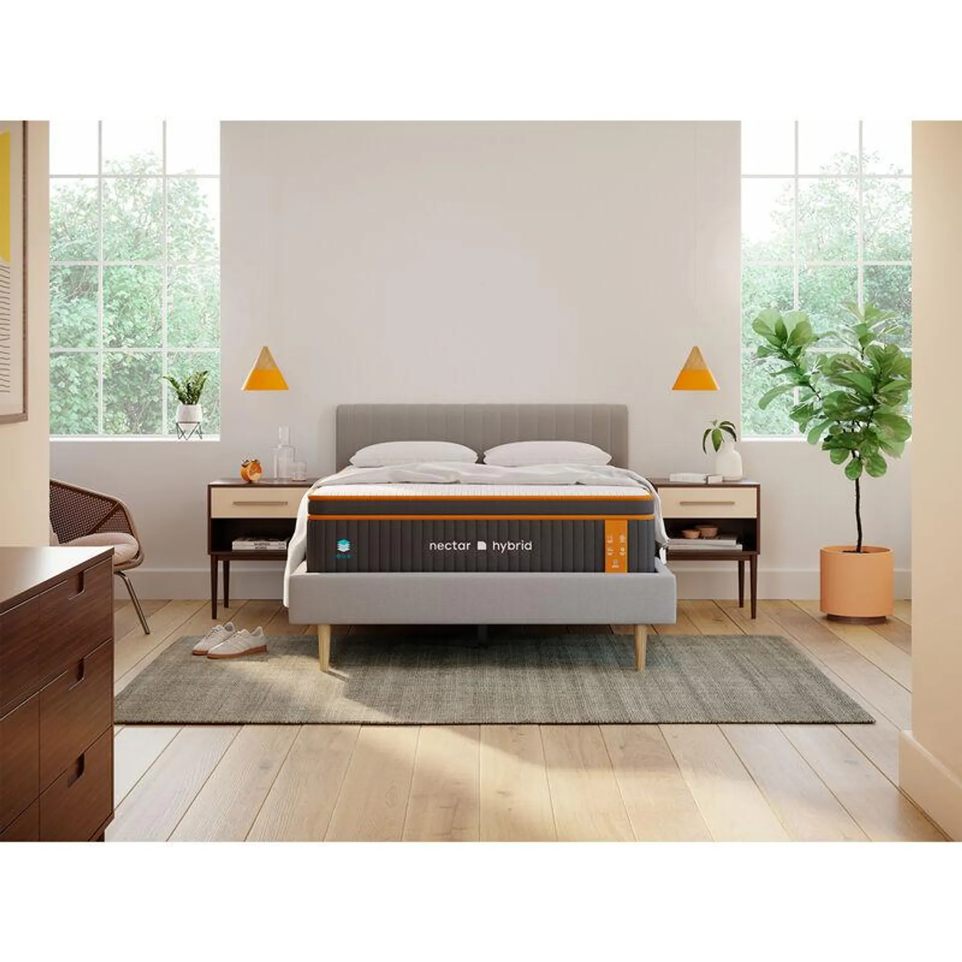 Nectar Premier Copper Medium Hybrid Queen Size Mattress