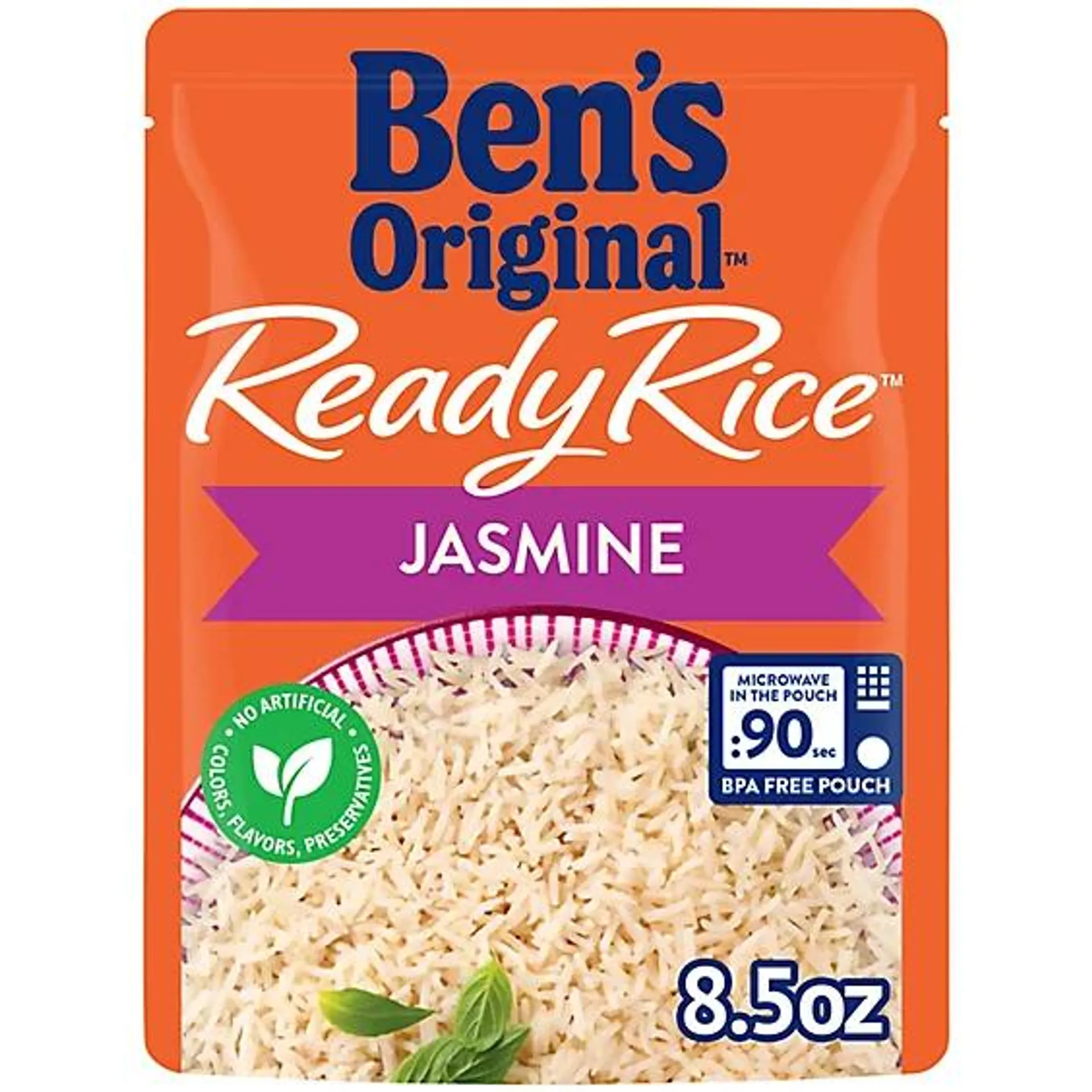 Ben's Original Ready Jasmine Rice Pouch - 8.5 Oz