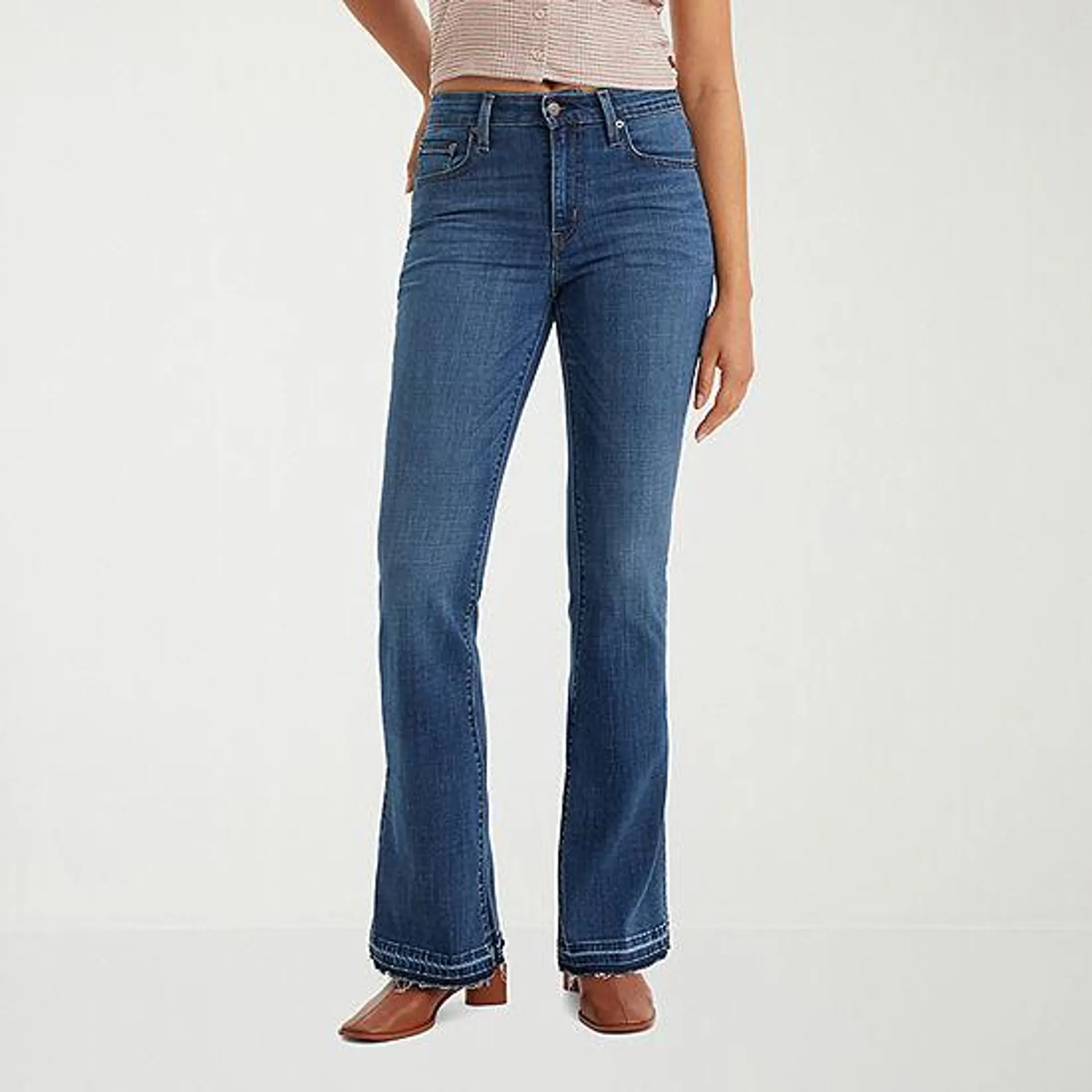 new! Levi's Womens High Rise 726 Flare Leg Jean