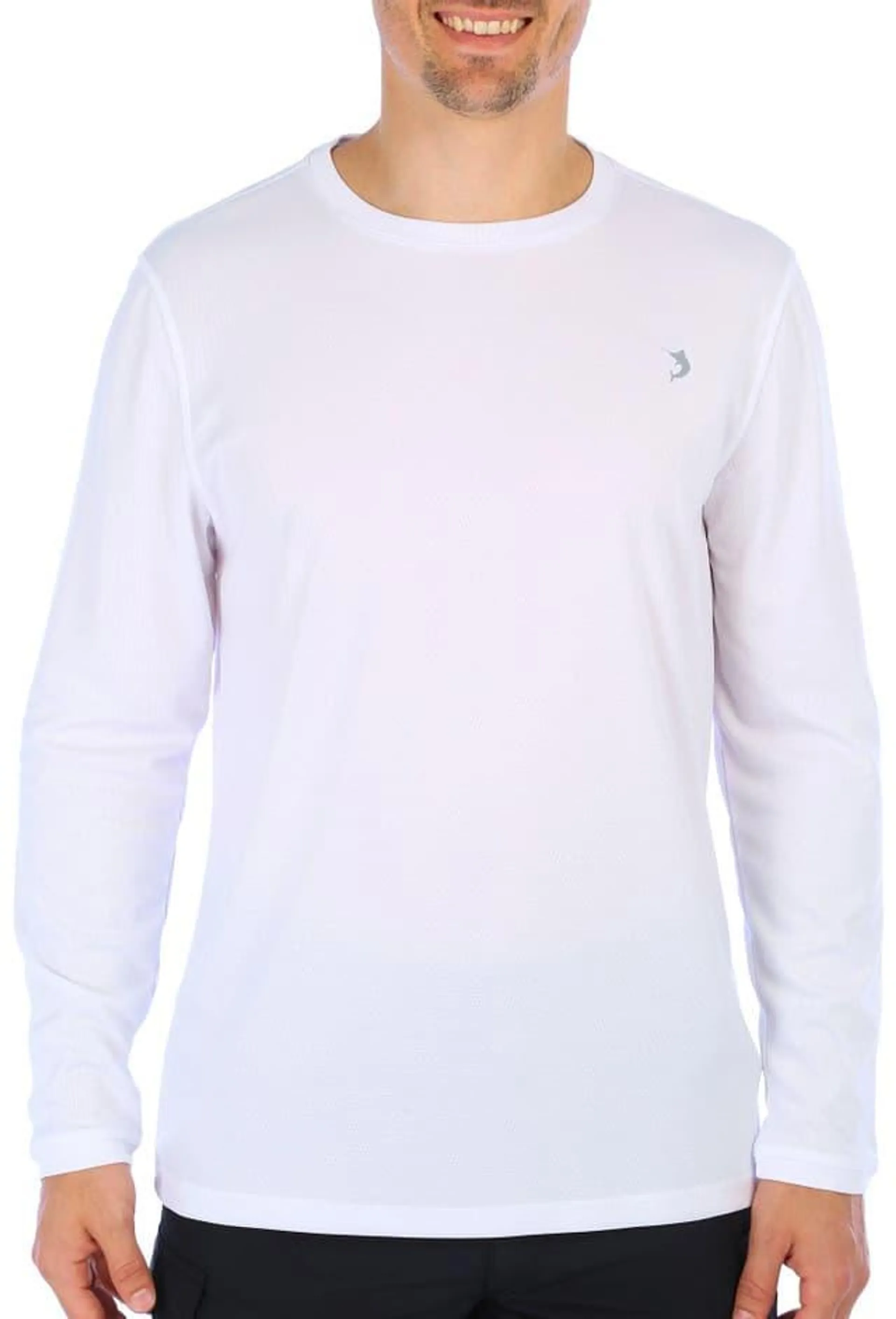 Reel Legends Mens Freeline Solid Long Sleeve Shirt