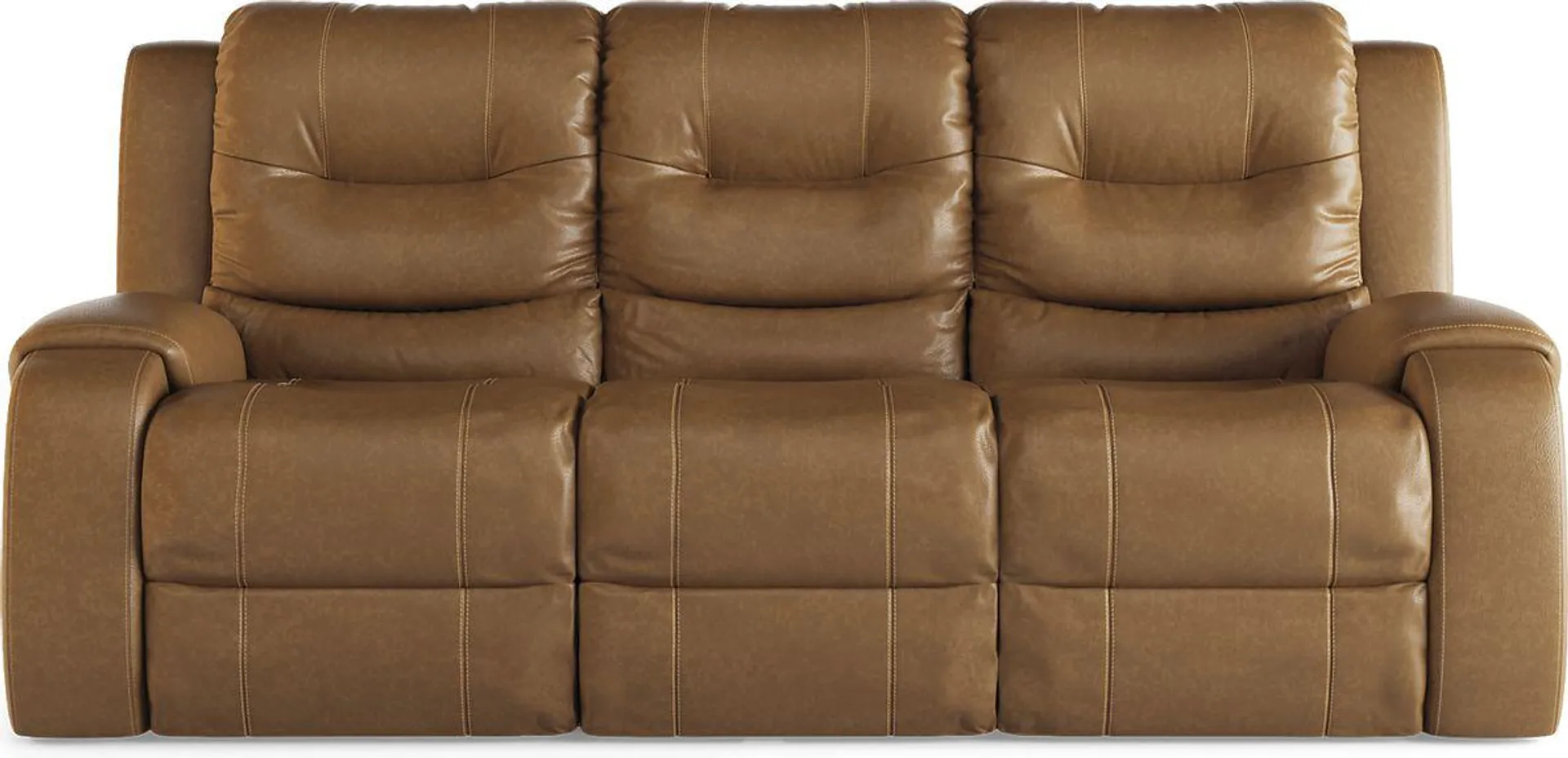 High Plains Leather Non-Power Reclining Sofa