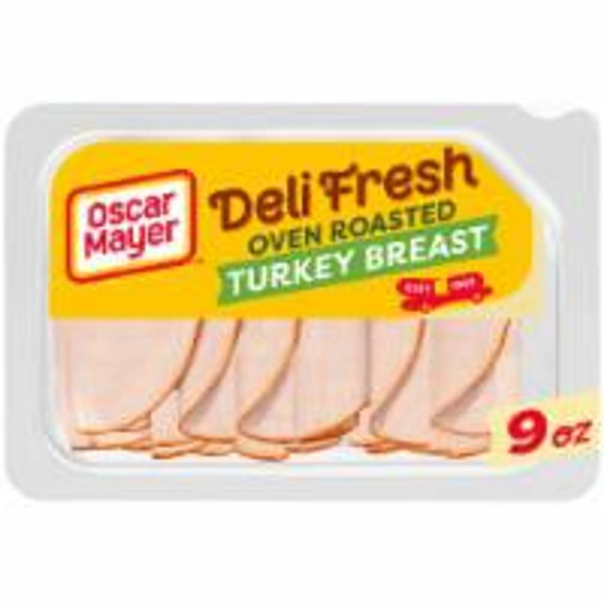 Oscar Mayer Deli Fresh Oven Roasted Deli Turkey Breast Sliced Lunch Meat