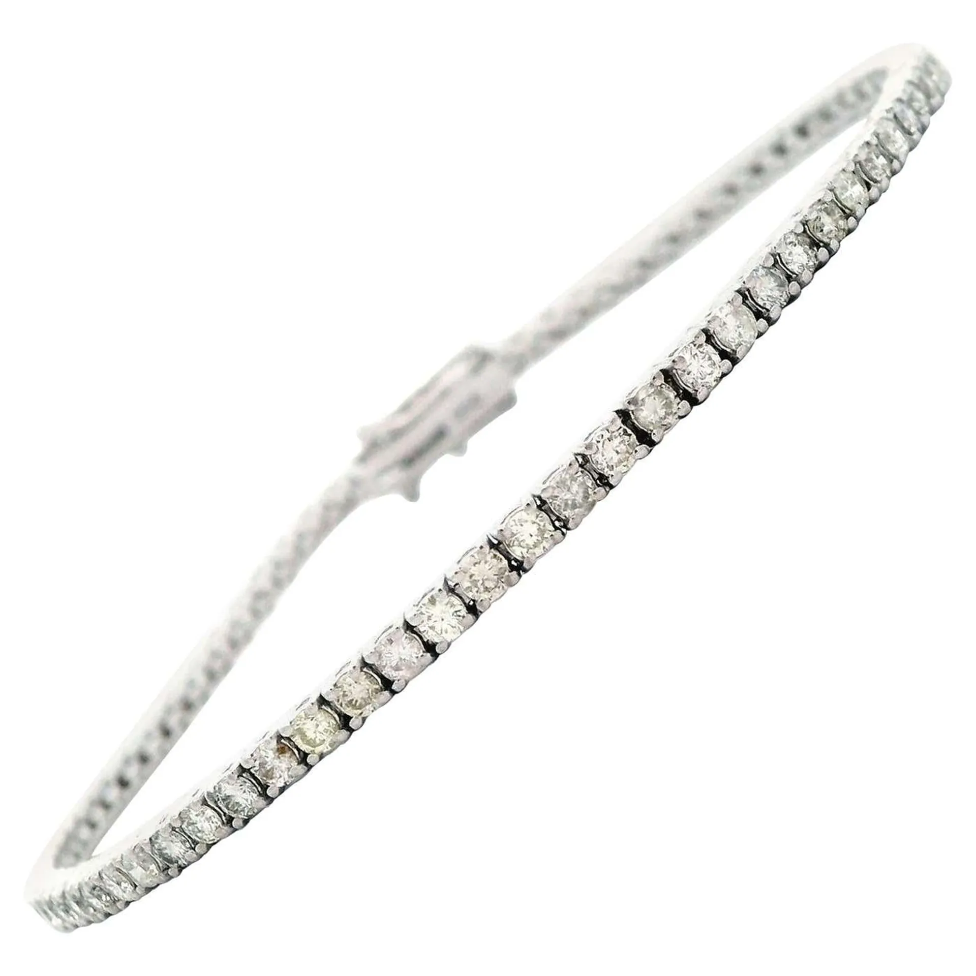 Alexander Beverly Hills 2.34ct Diamond Tennis Bracelet 18-Karat White Gold