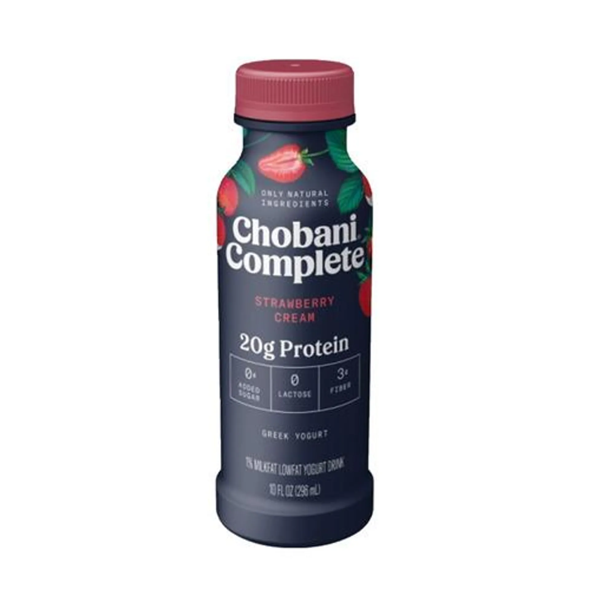 Chobani® complete yogurt drink, strawberry cream