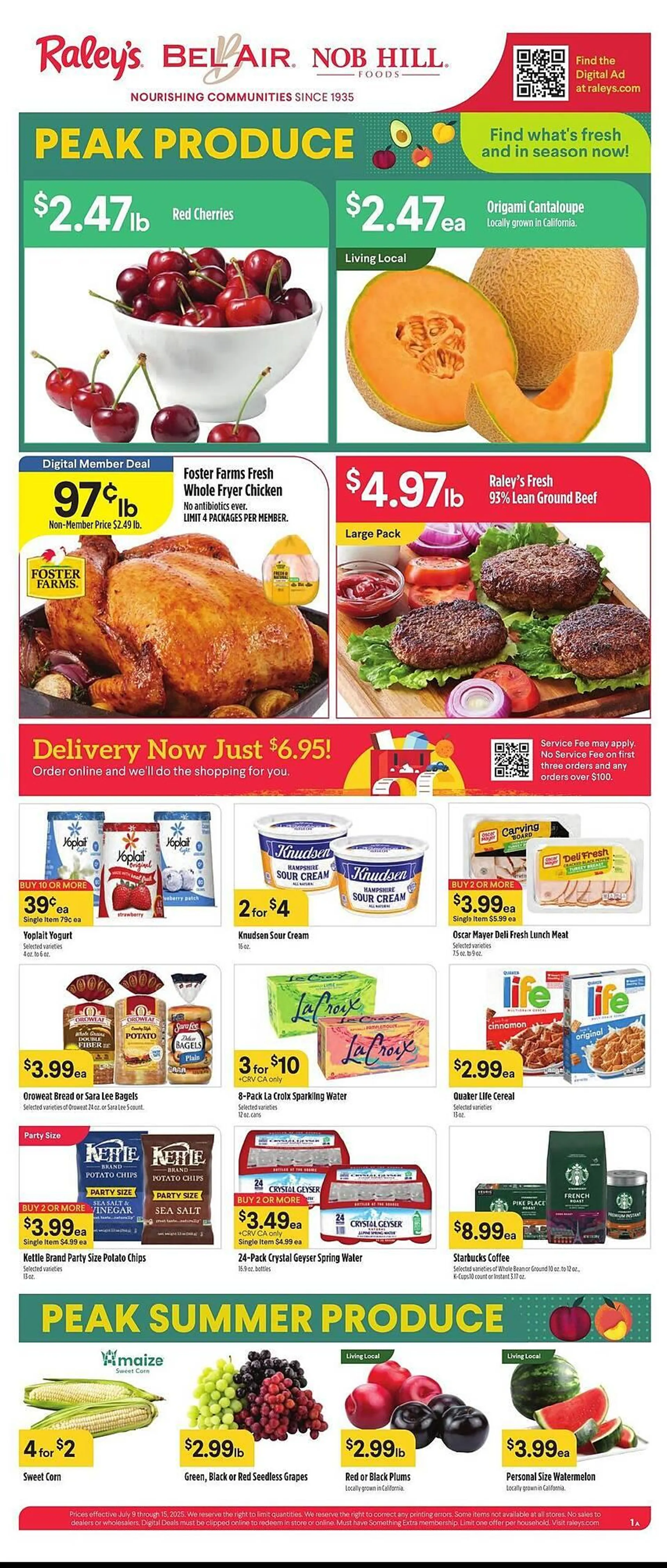 Weekly ad Bel Air Markets Weekly Ad from July 9 to July 15 2025 - Page 1
