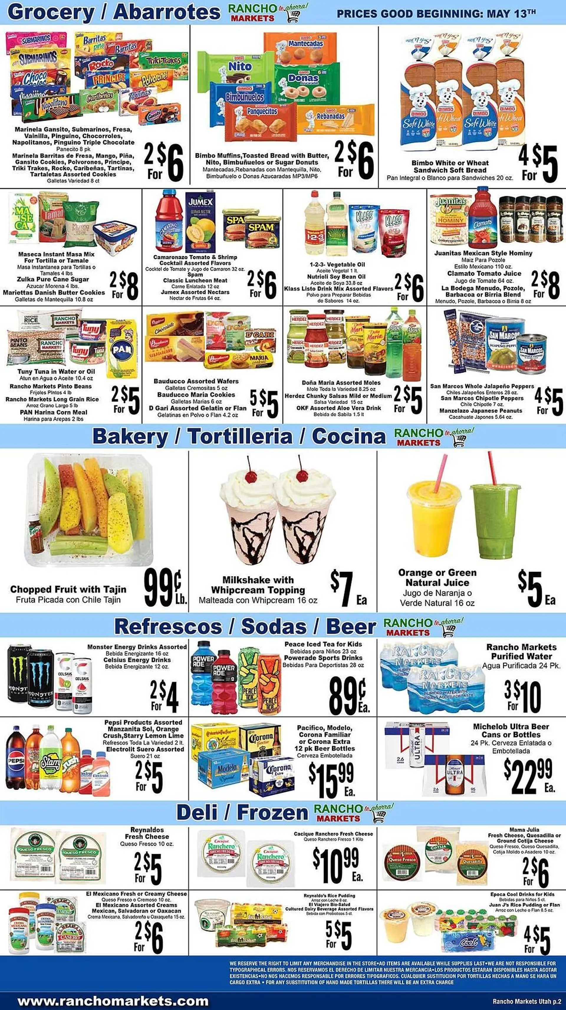 Weekly ad Rancho Markets Weekly Ad from May 14 to May 19 2025 - Page 2