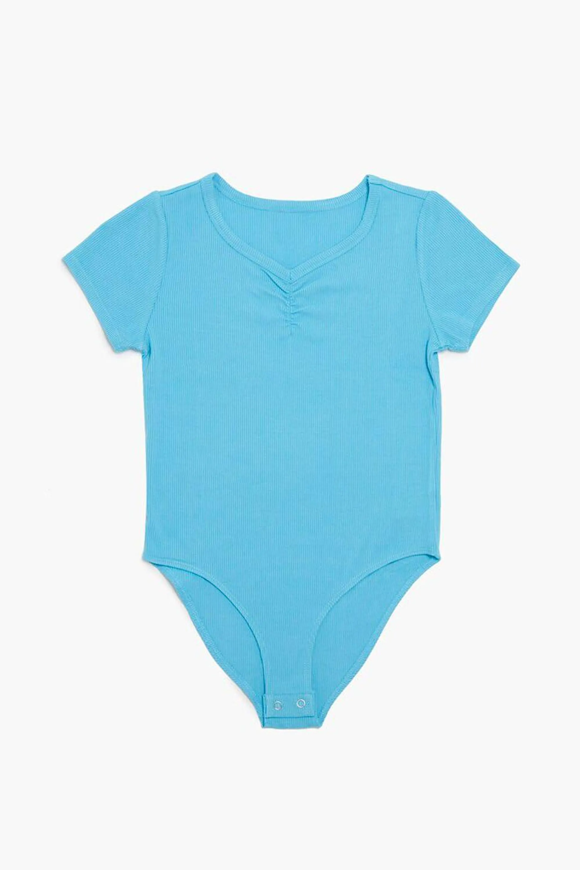 Girls Ribbed Knit Bodysuit (Kids)