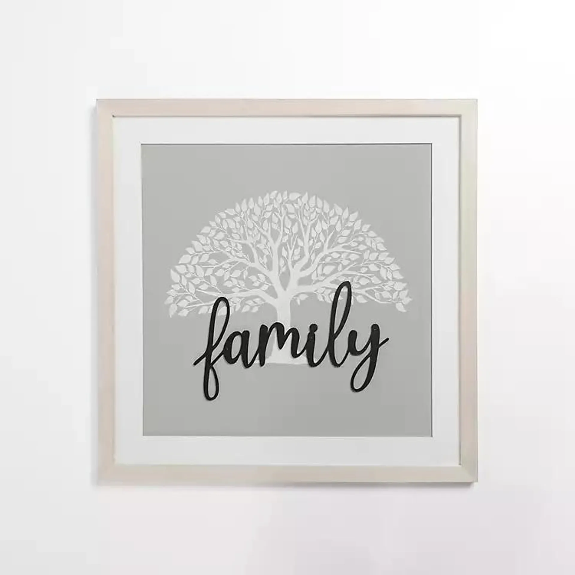 Sage Family Tree Framed Wall Plaque