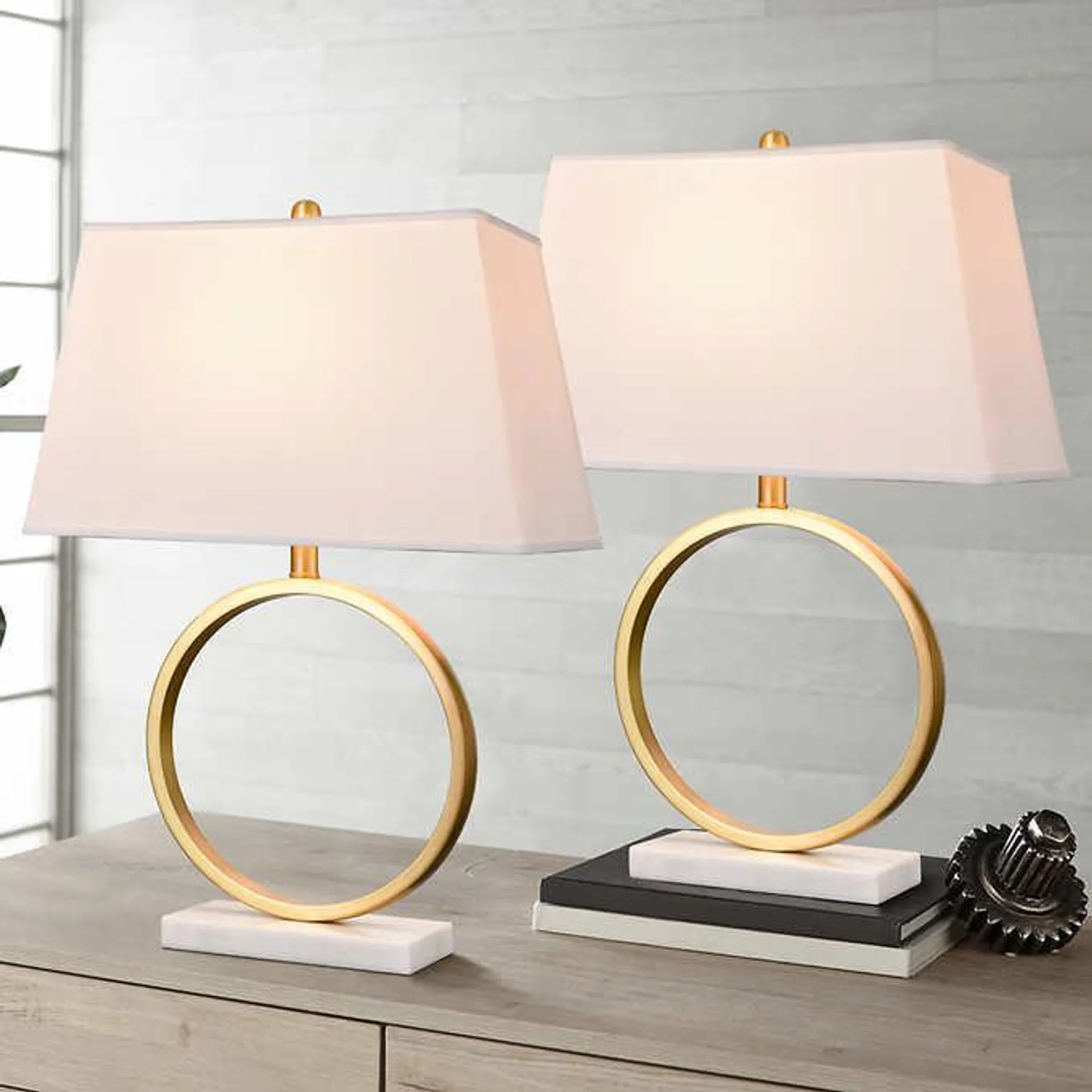 Mariah Halo Lamp Set 2-pack