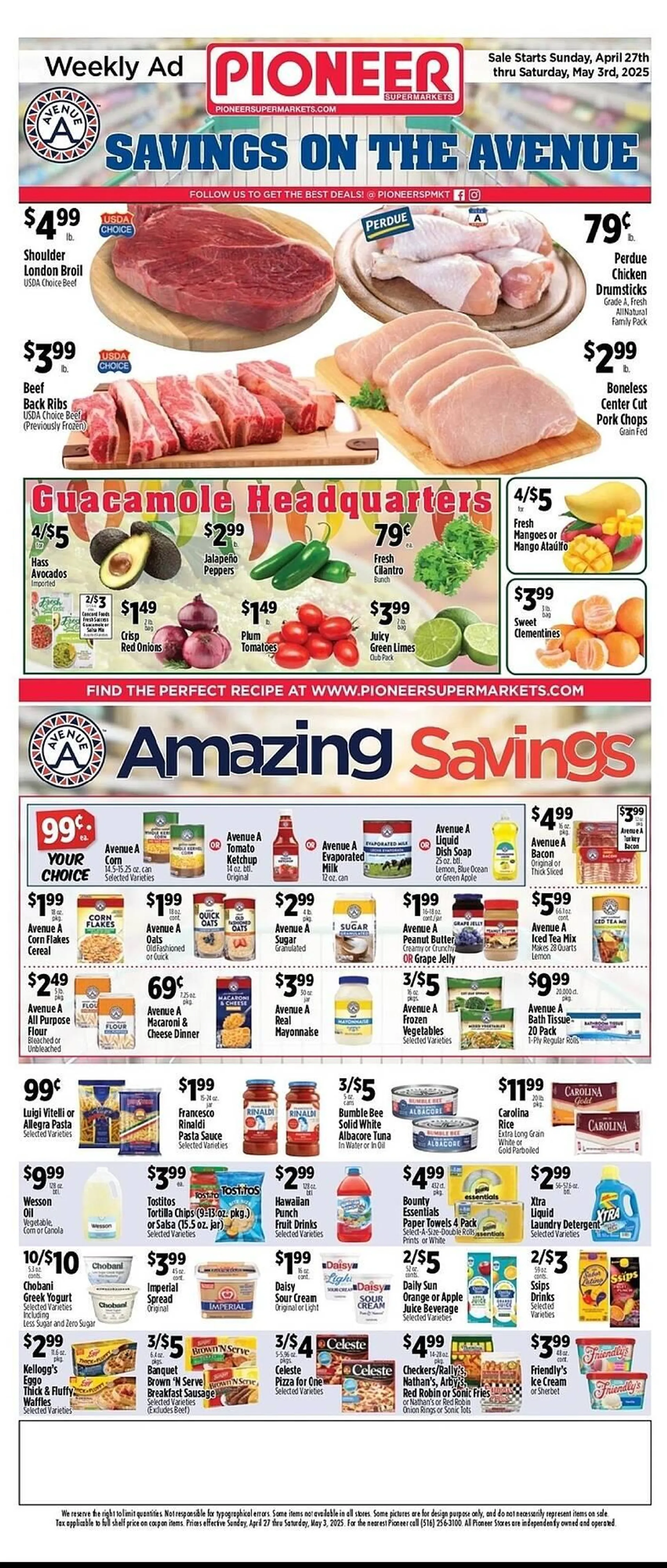 Pioneer Supermarkets Weekly Ad - 1