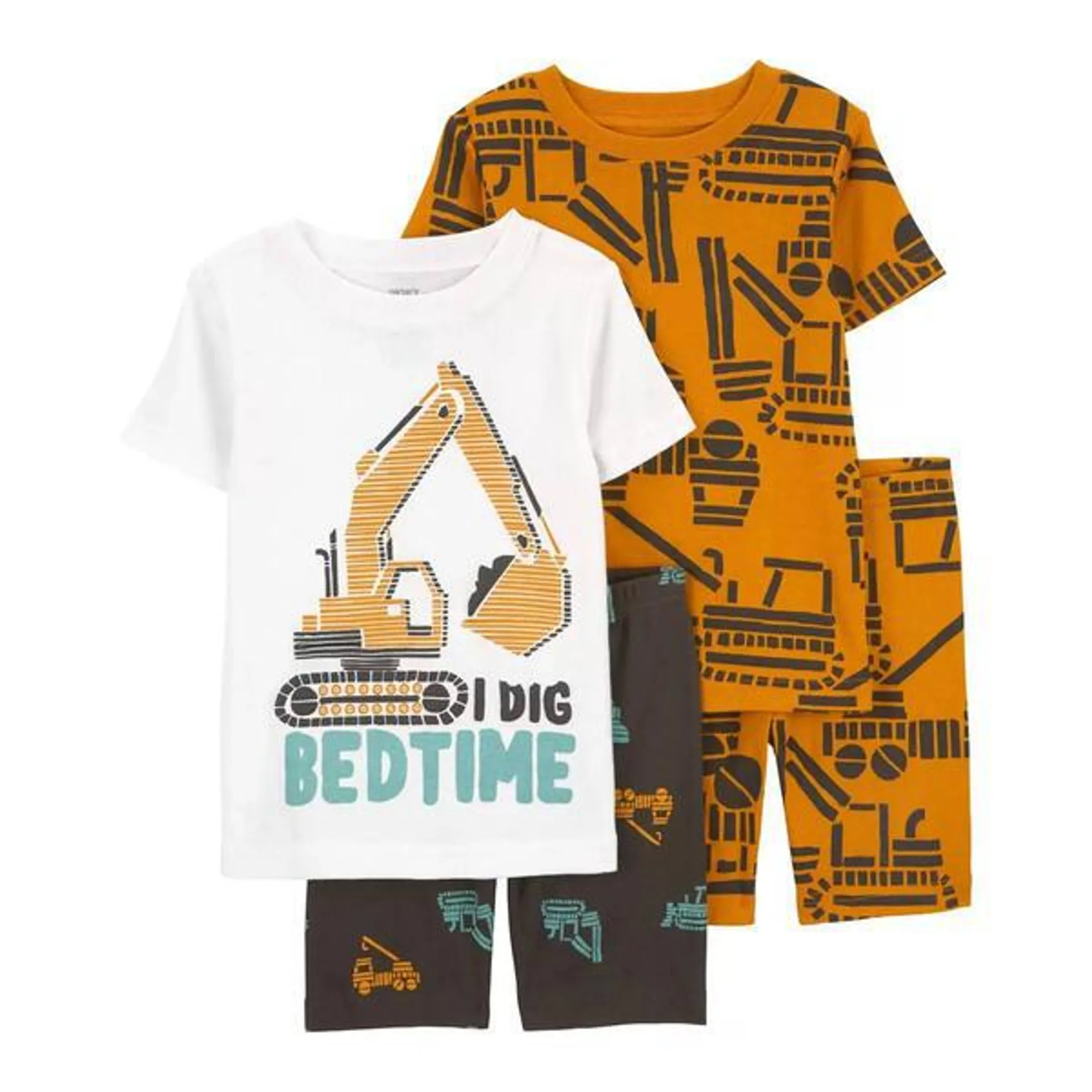 Toddler Boy Carter’s® Dig Bedtime Pajama Shorts Set