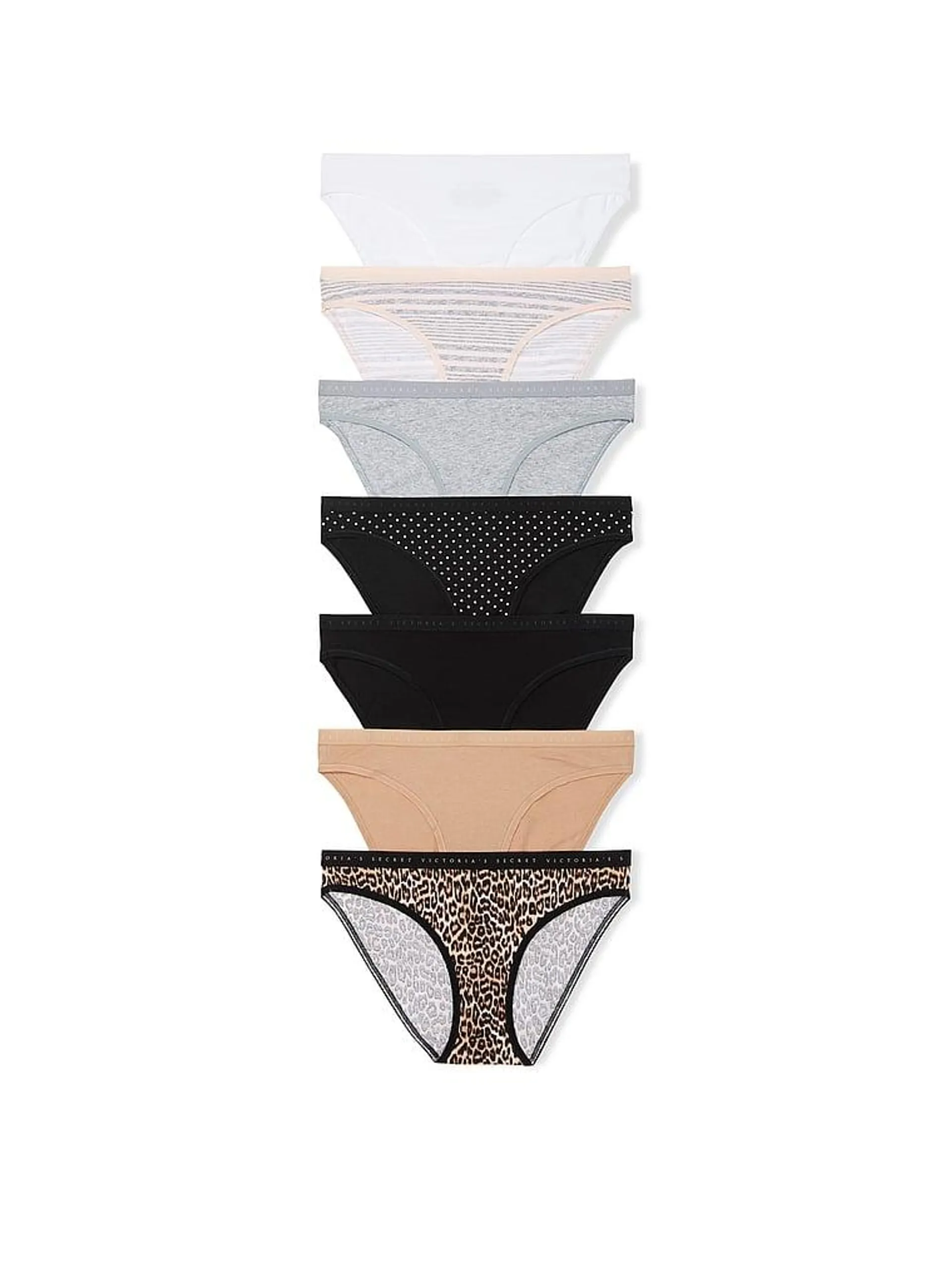 7-Pack Stretch Cotton Bikini Panties