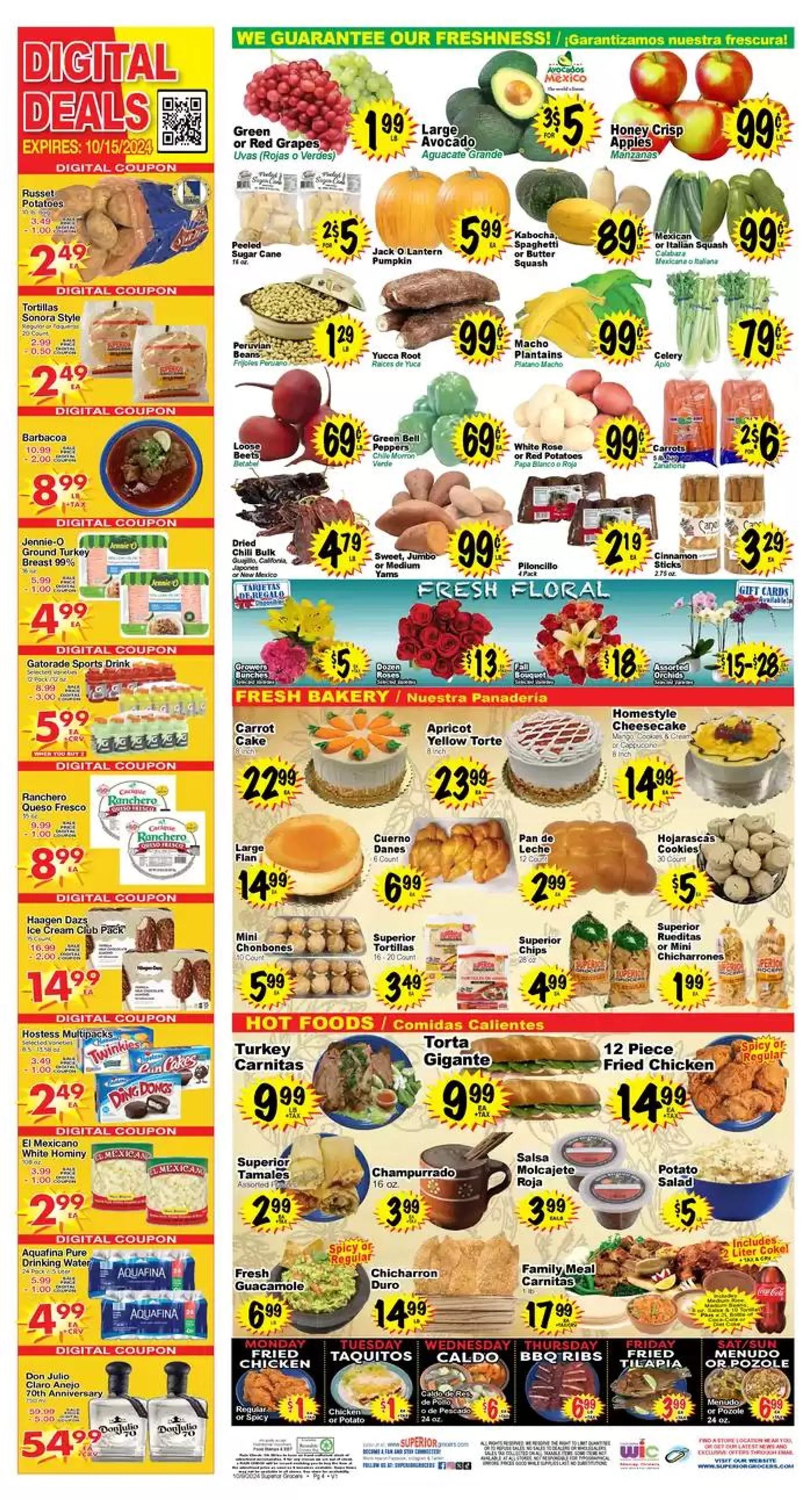 Weekly ad Weekly specials Superior Grocers from October 9 to October 15 2024 - Page 4