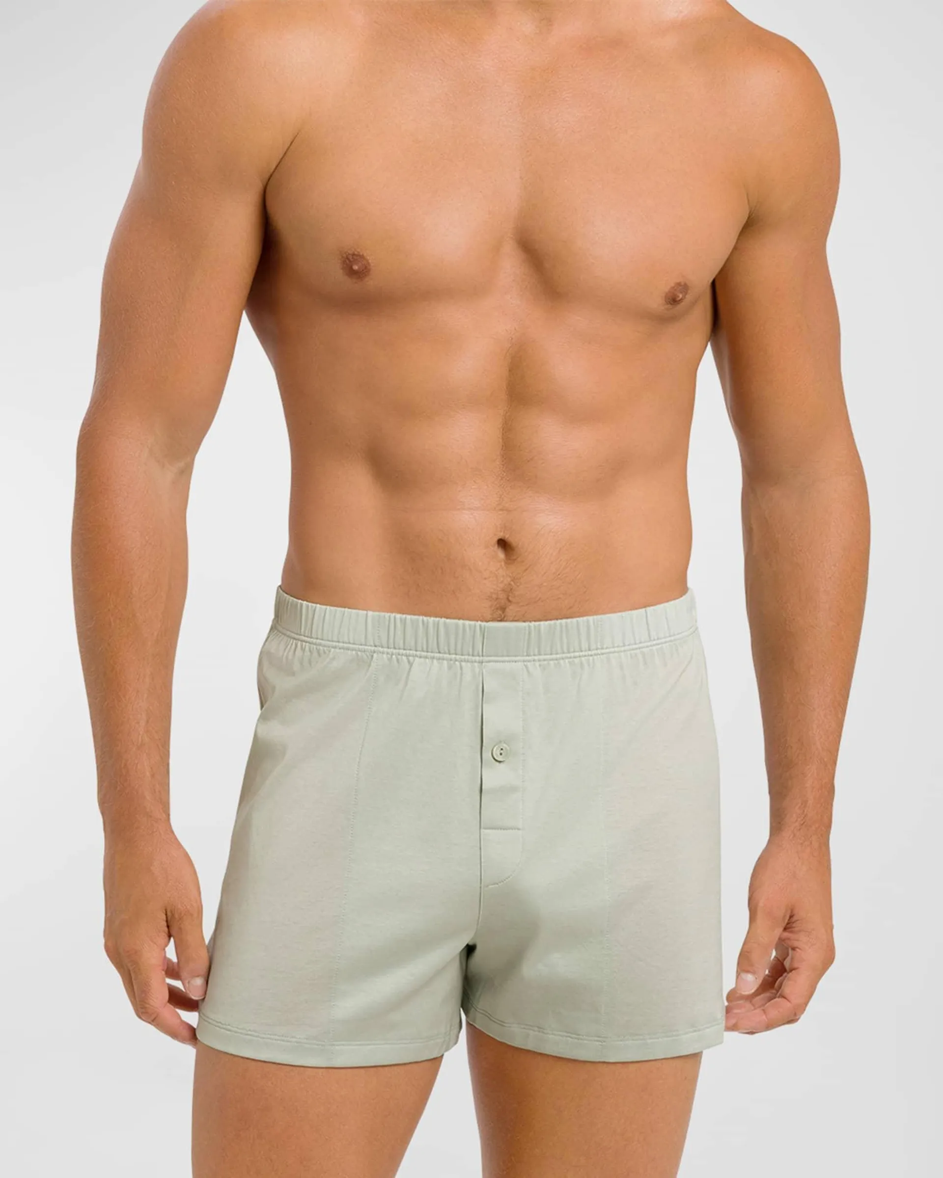 Men's Sporty Mercerized Cotton Boxers