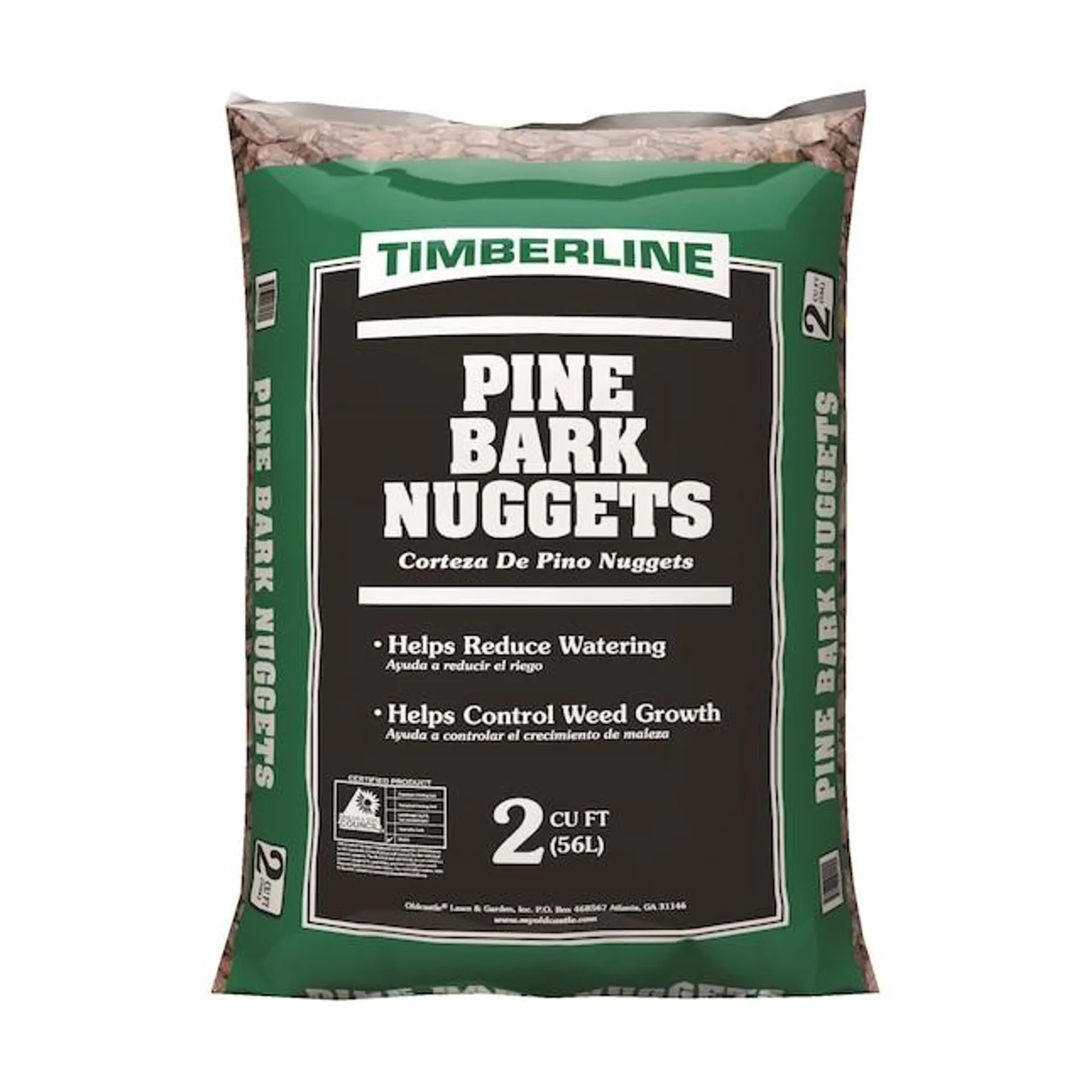 Timberline 2-cu ft All Natural Pine Bark Nuggets Mulch