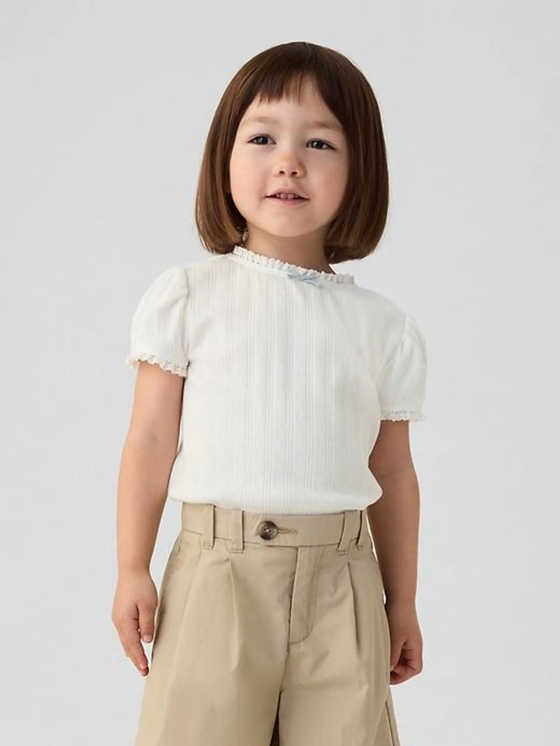 Gap × DÔEN Baby Pointelle T-Shirt