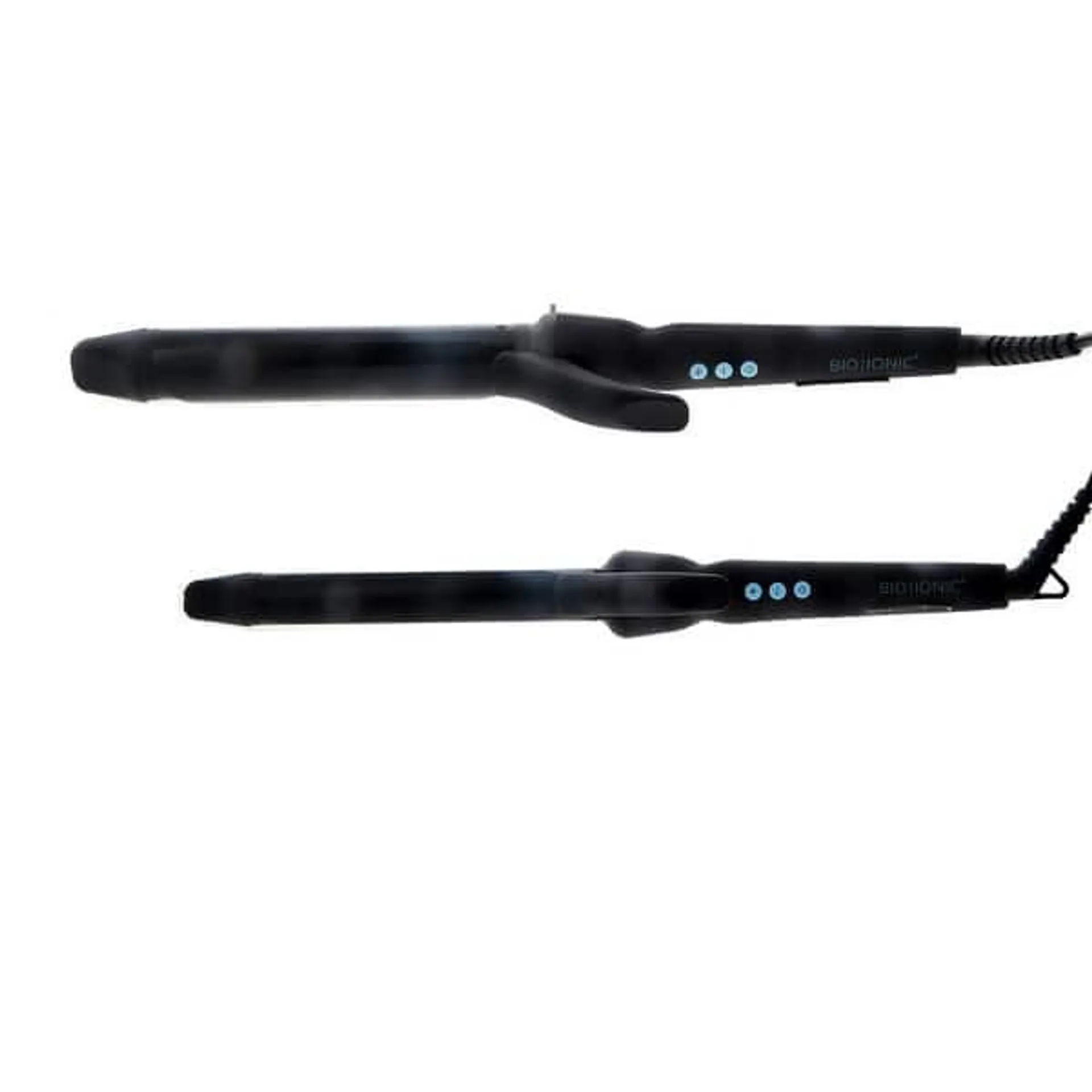 Bio Ionic Long Barrel Curling Iron Styler 1" and 1.25" Set