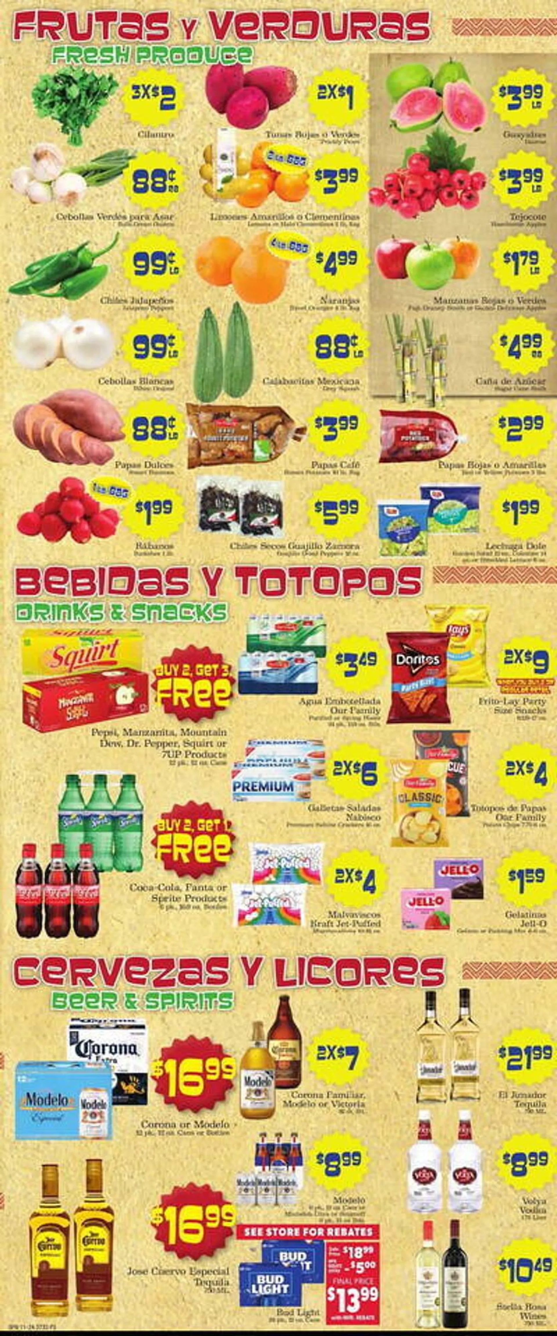 Weekly ad Supermercado Nuestra Familia Weekly Ad from November 24 to November 30 2024 - Page 3