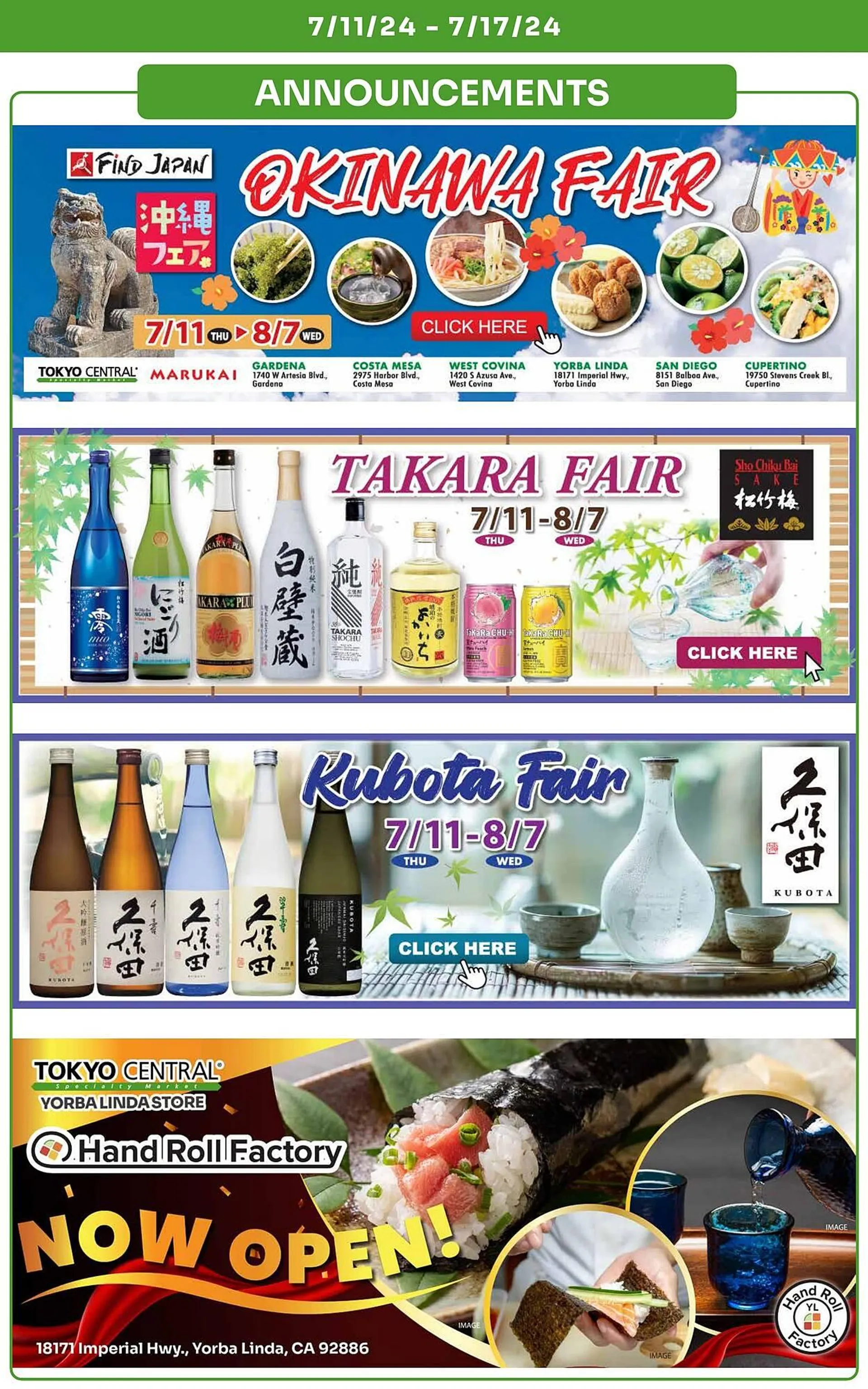 Weekly ad Tokyo Central Specialty Market Weekly Ad from July 11 to July 17 2024 - Page 7