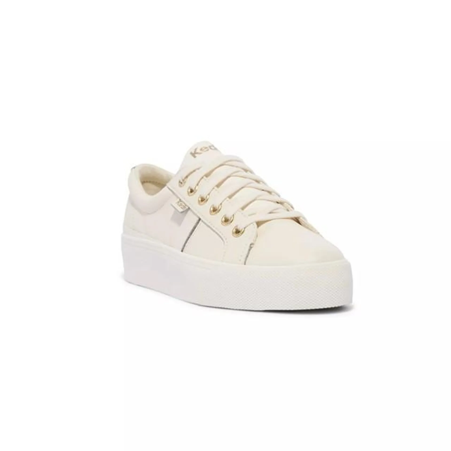 Keds Jump Kick Duo Leather Metallic Lace Up