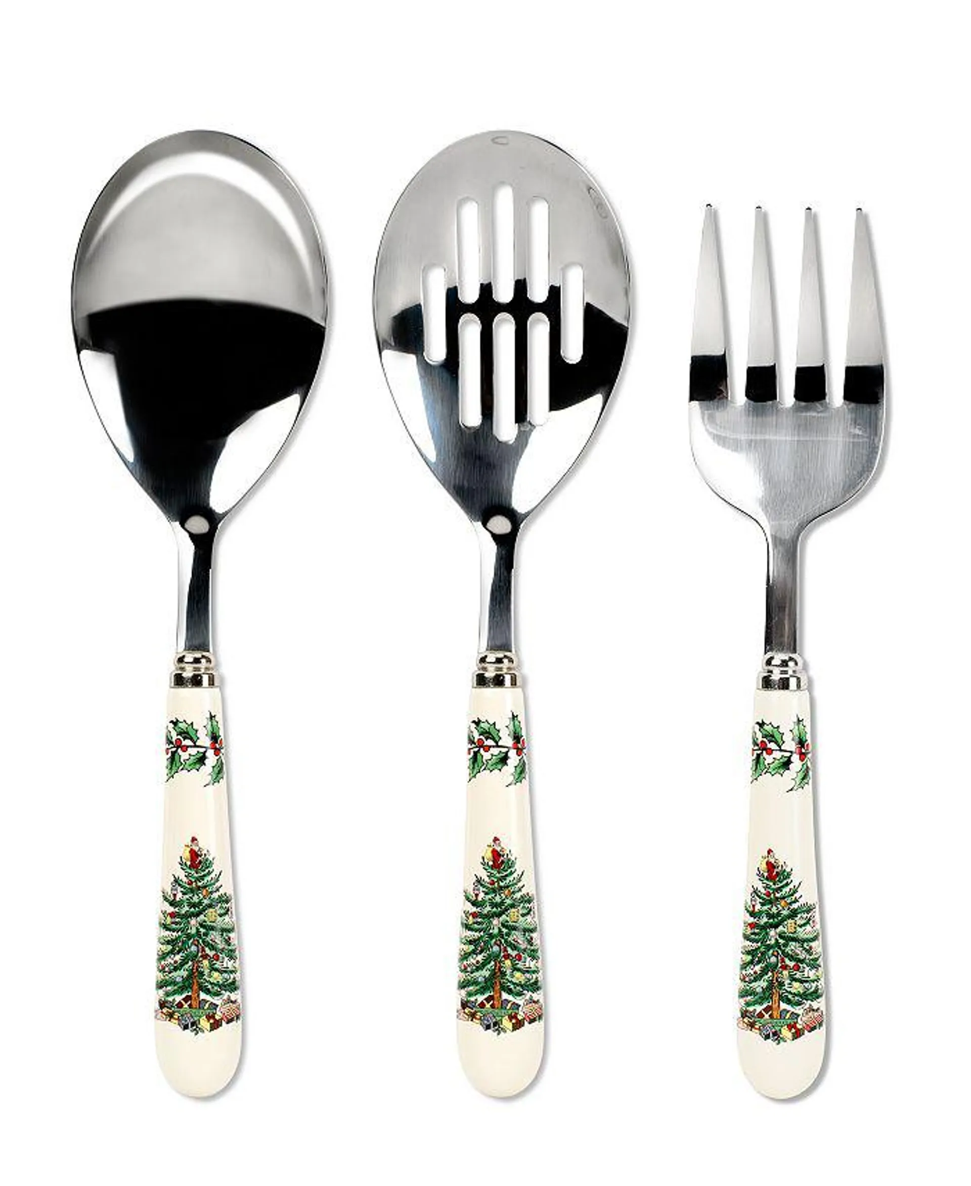 Christmas Tree 3 Piece Serving Set