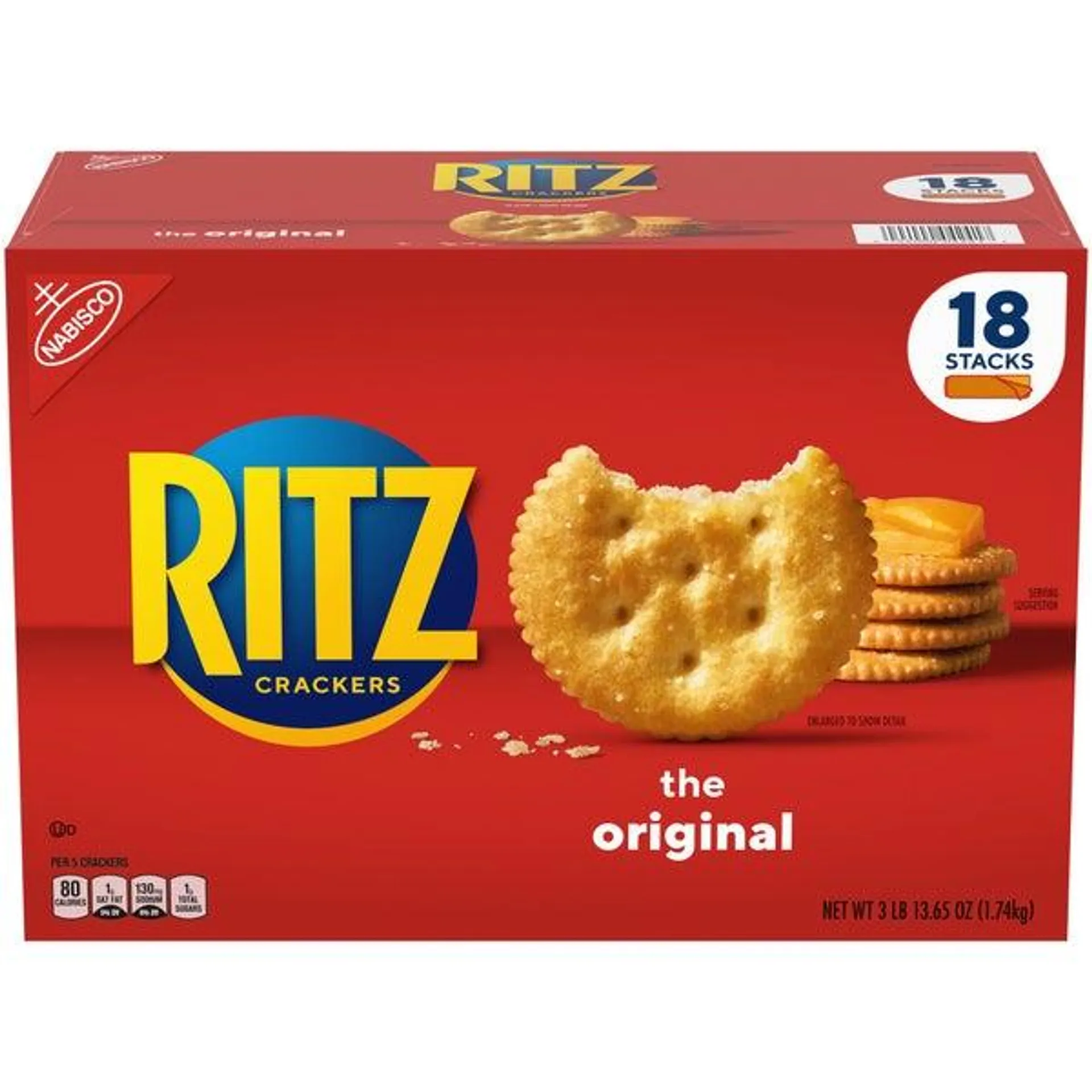 Ritz Crackers, 61.65 oz, 18 count