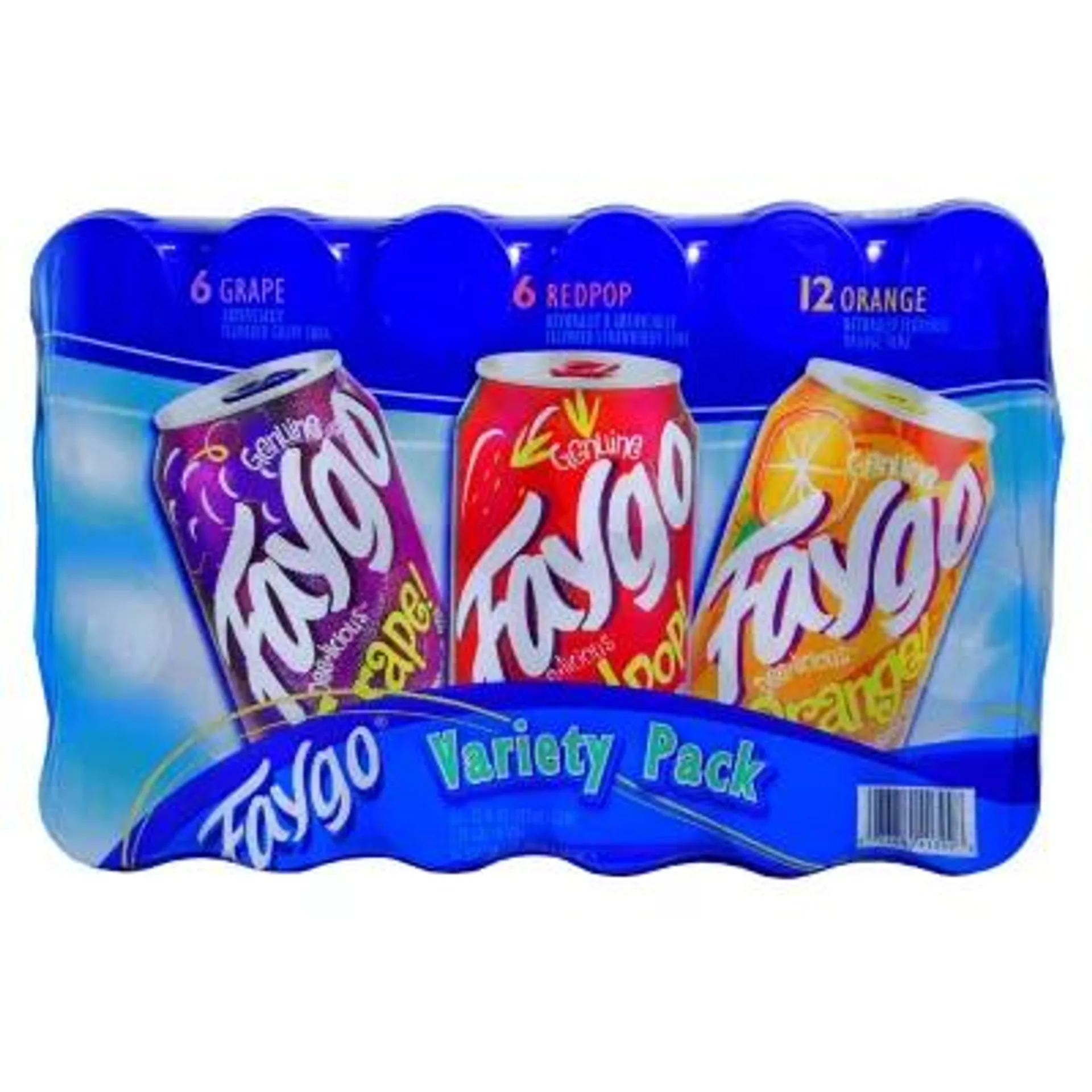 Faygo Variety Pack 12 fl. oz., 24 pk.