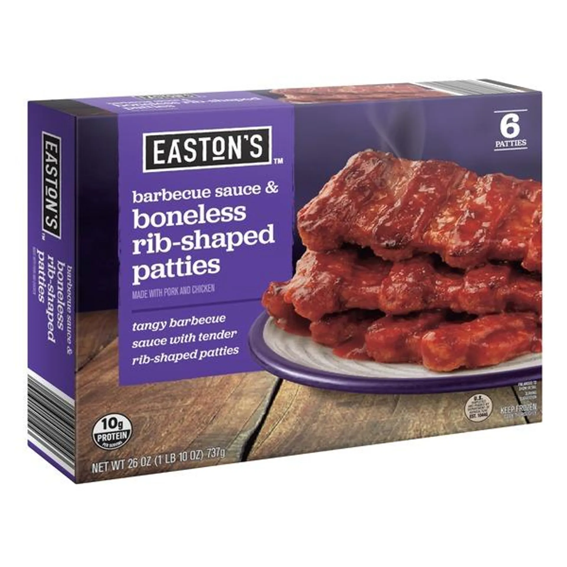 Easton's BBQ Rib Patties