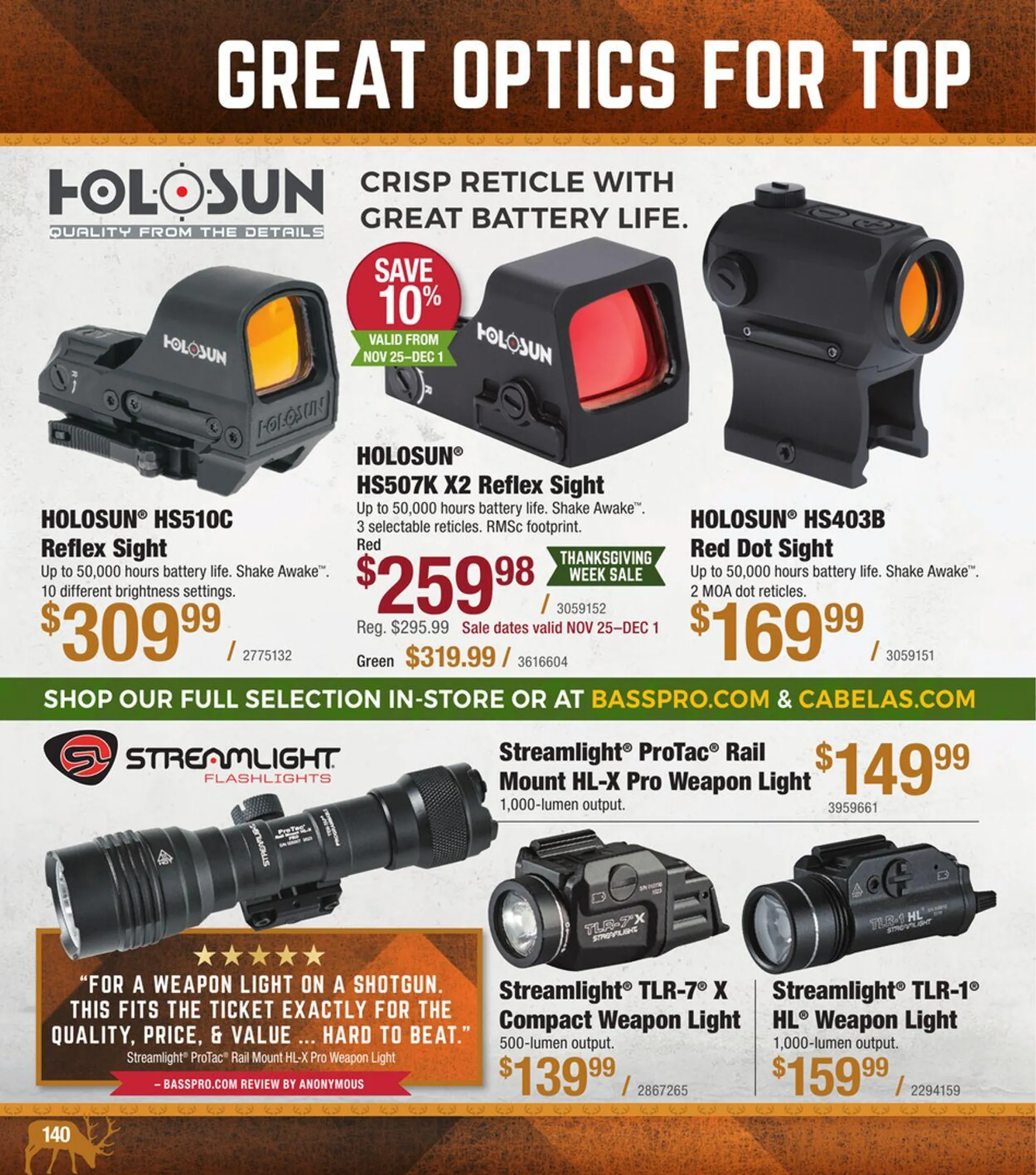 Weekly ad Bass Pro Current weekly ad from November 28 to December 12 2024 - Page 140