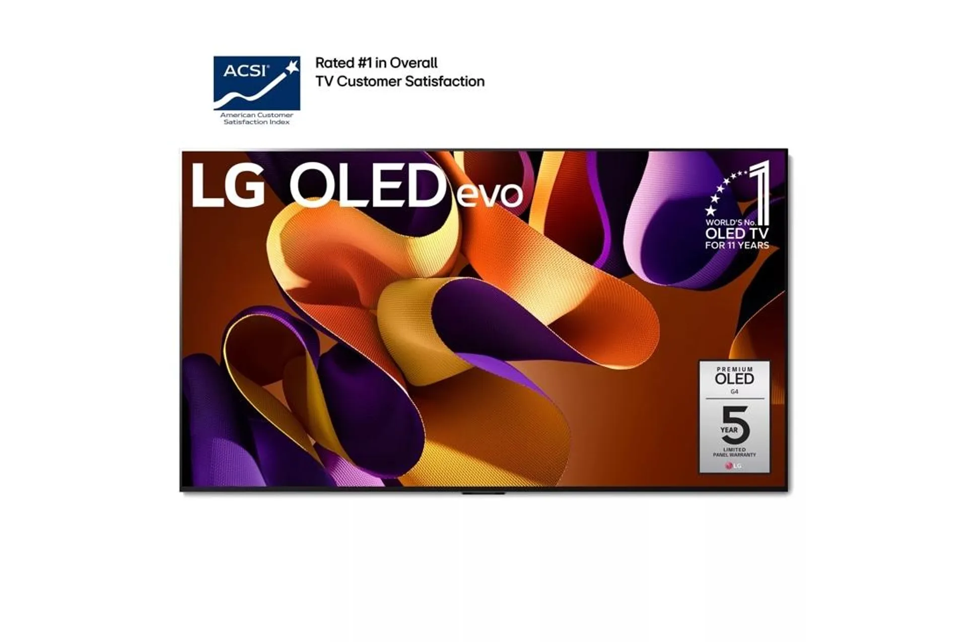 77 inch Class LG OLED evo G4 4K Smart TV 2024 - OLED77G4WUA