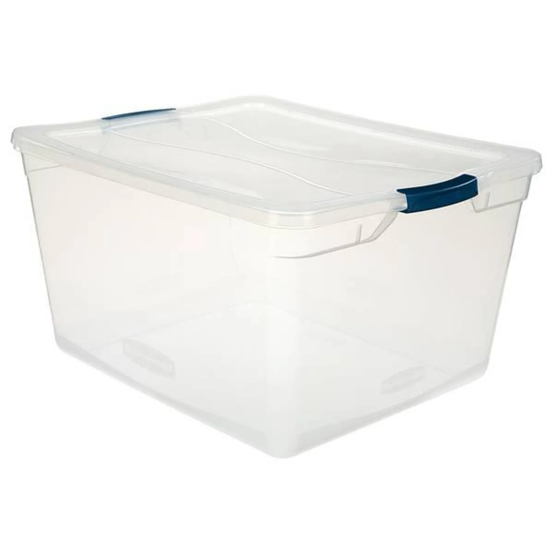 71 Quart Cleverstore Clear Latching Tote