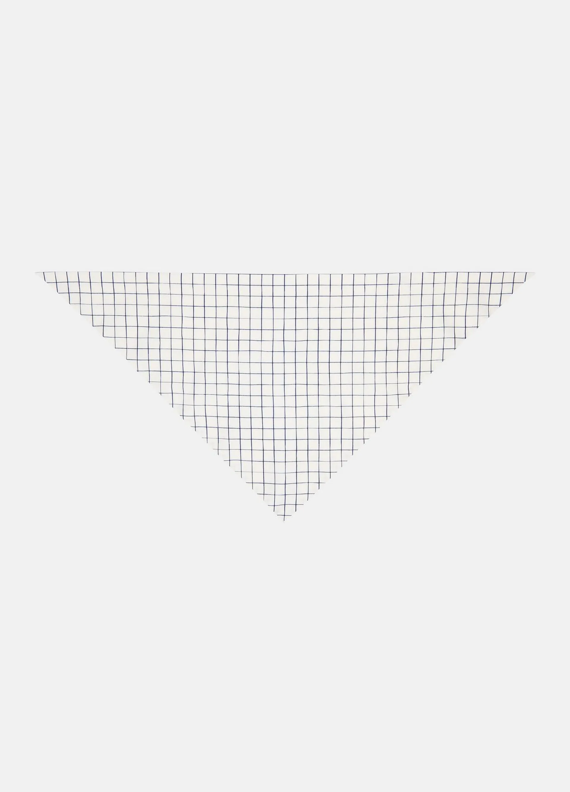 Trellis Plaid Cotton-Blend Headkerchief