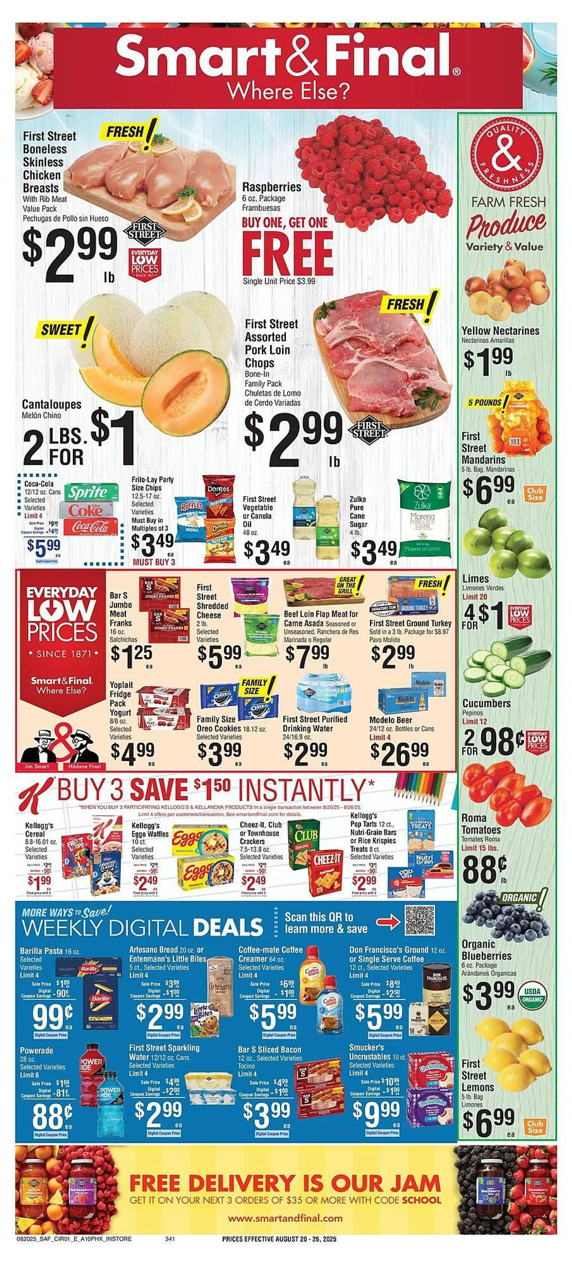 Weekly ad Smart & Final Weekly Ad from August 20 to August 26 2025 - Page 1
