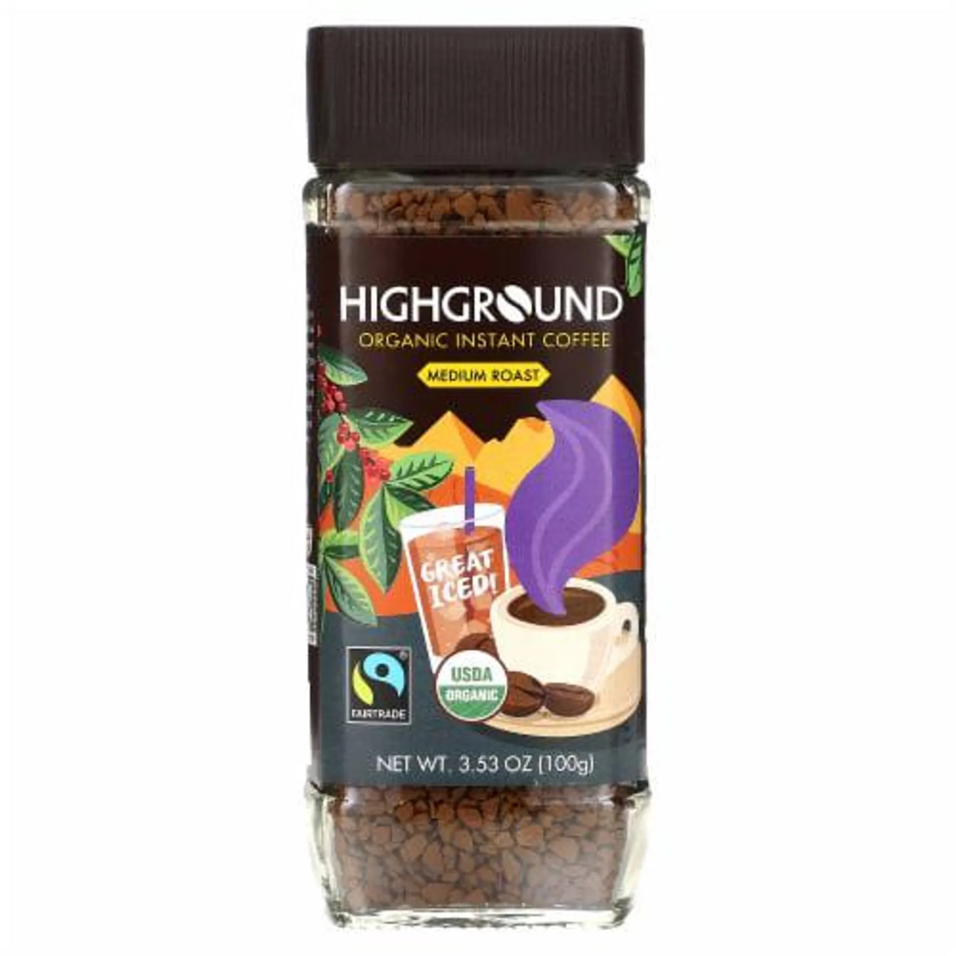 Highground Organic Instant Coffee - Medium Roast