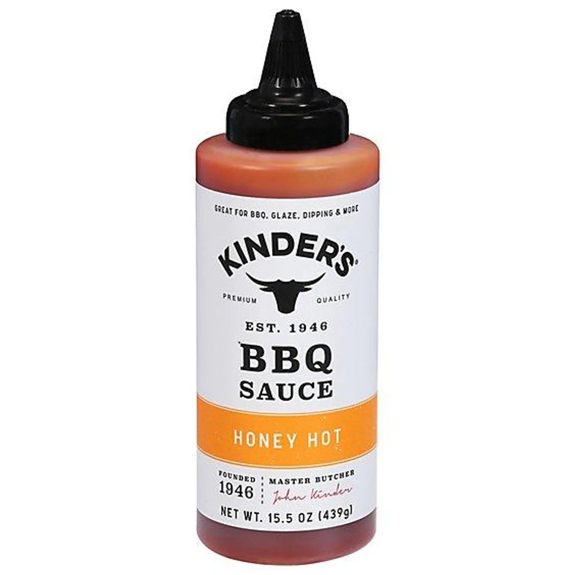 Kinders Honey Hot Barbecue Sauce - 15.5 Oz