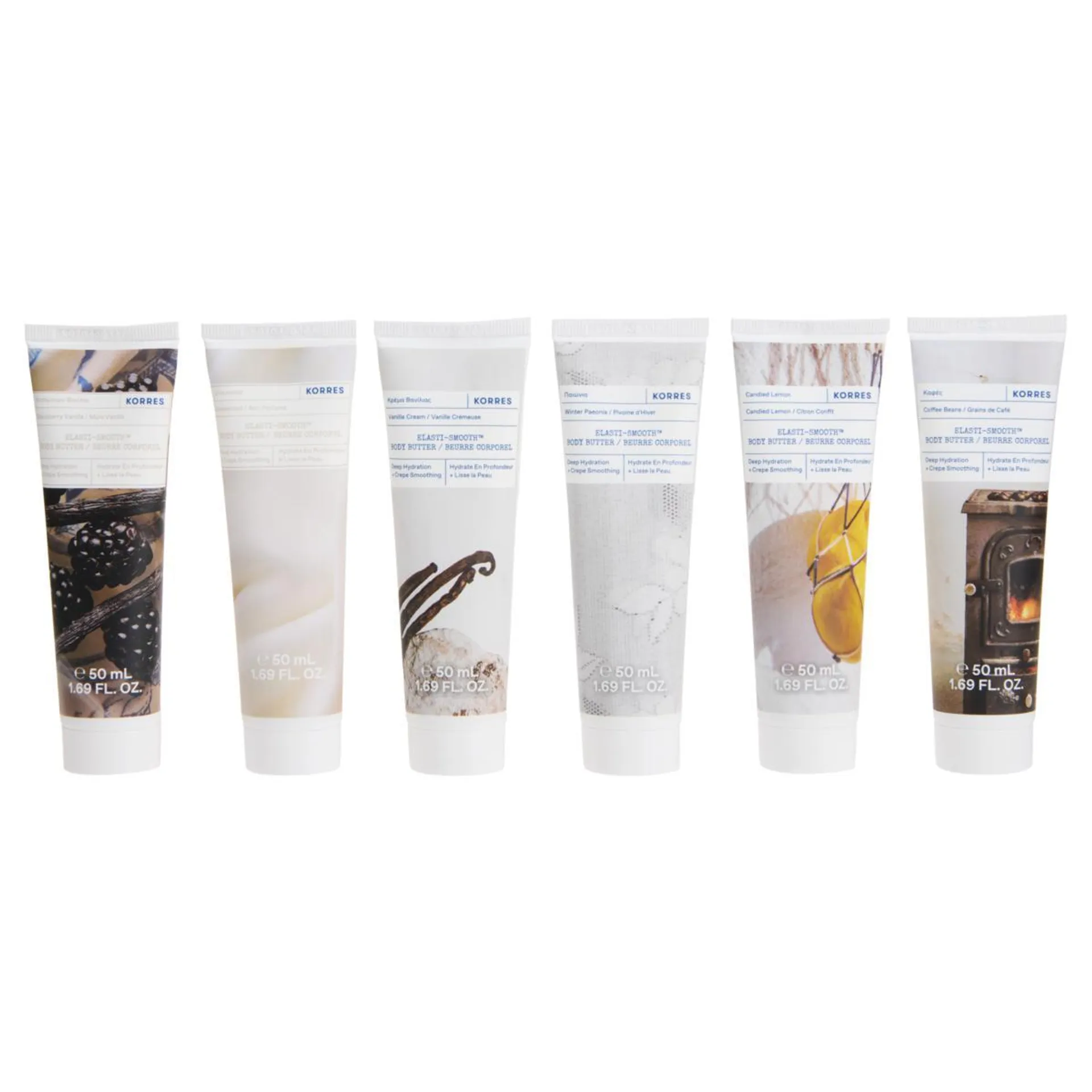 Korres 6-piece Holiday Body Butter Set with Gift Bag