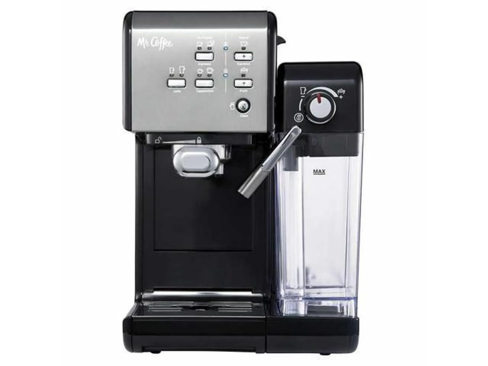 Mr. Coffee One-Touch CoffeeHouse Espresso and Cappuccino Machine, Dark Stainless BUMC-EM7000DS - Newegg.com
