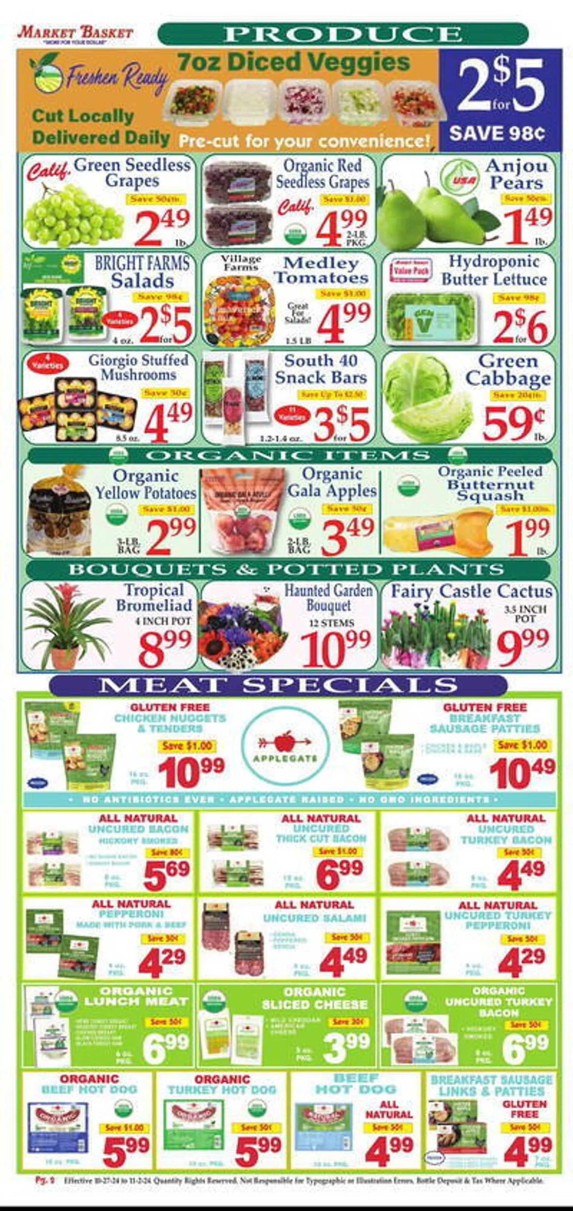 Weekly ad Market Basket Weekly Ad from October 27 to November 2 2024 - Page 2