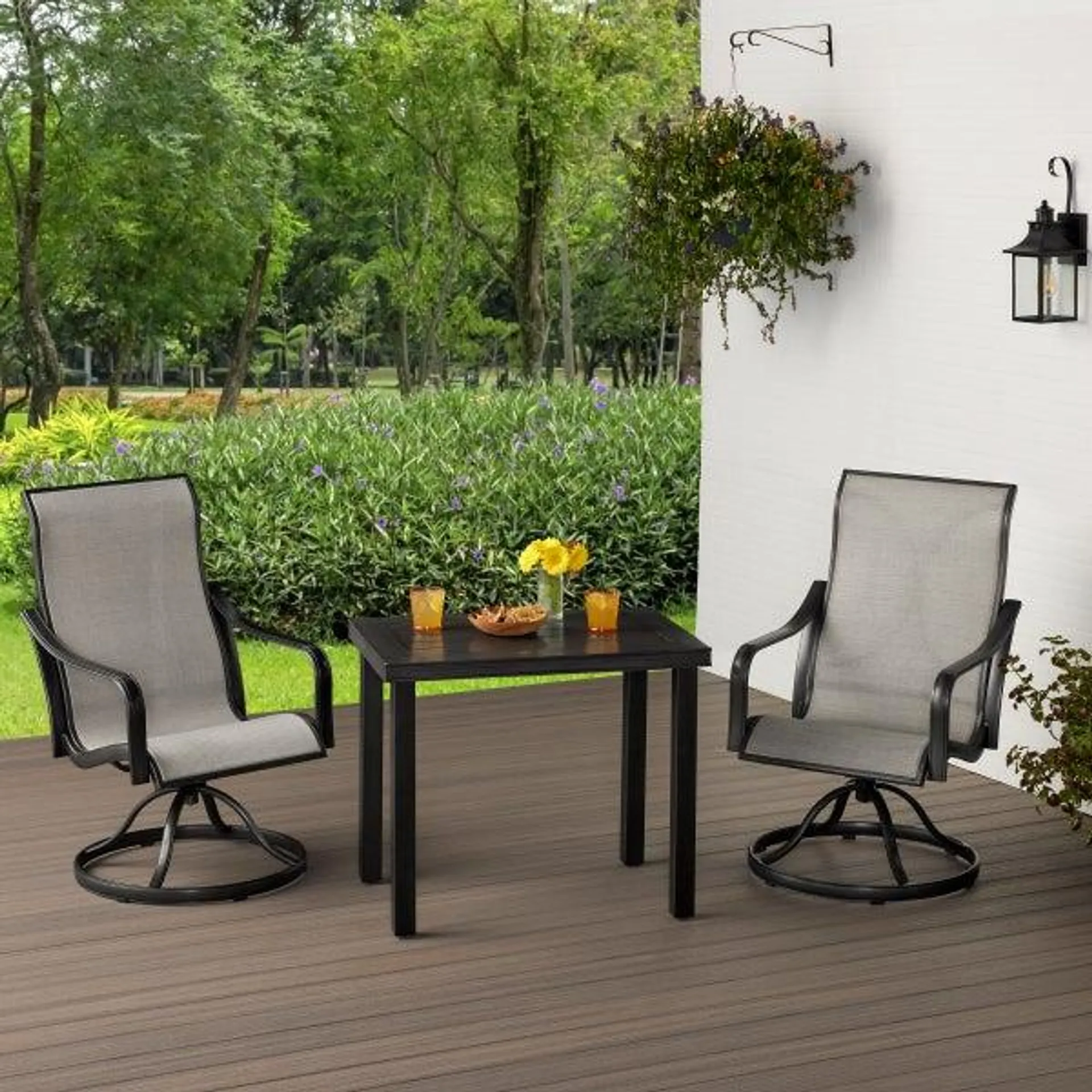 Agio Alki 3-piece Outdoor Sling Cafe Set