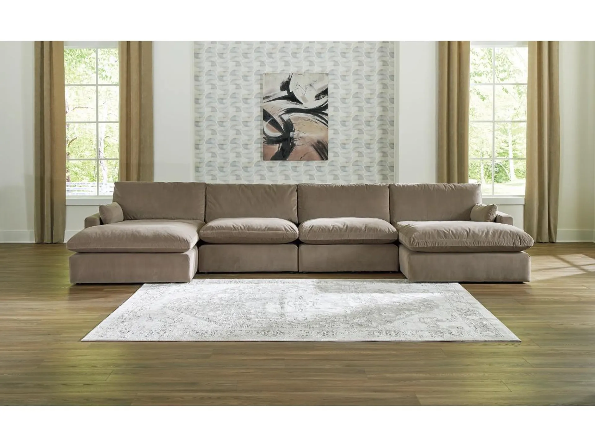 Sophie 4-Piece Sectional with Chaise