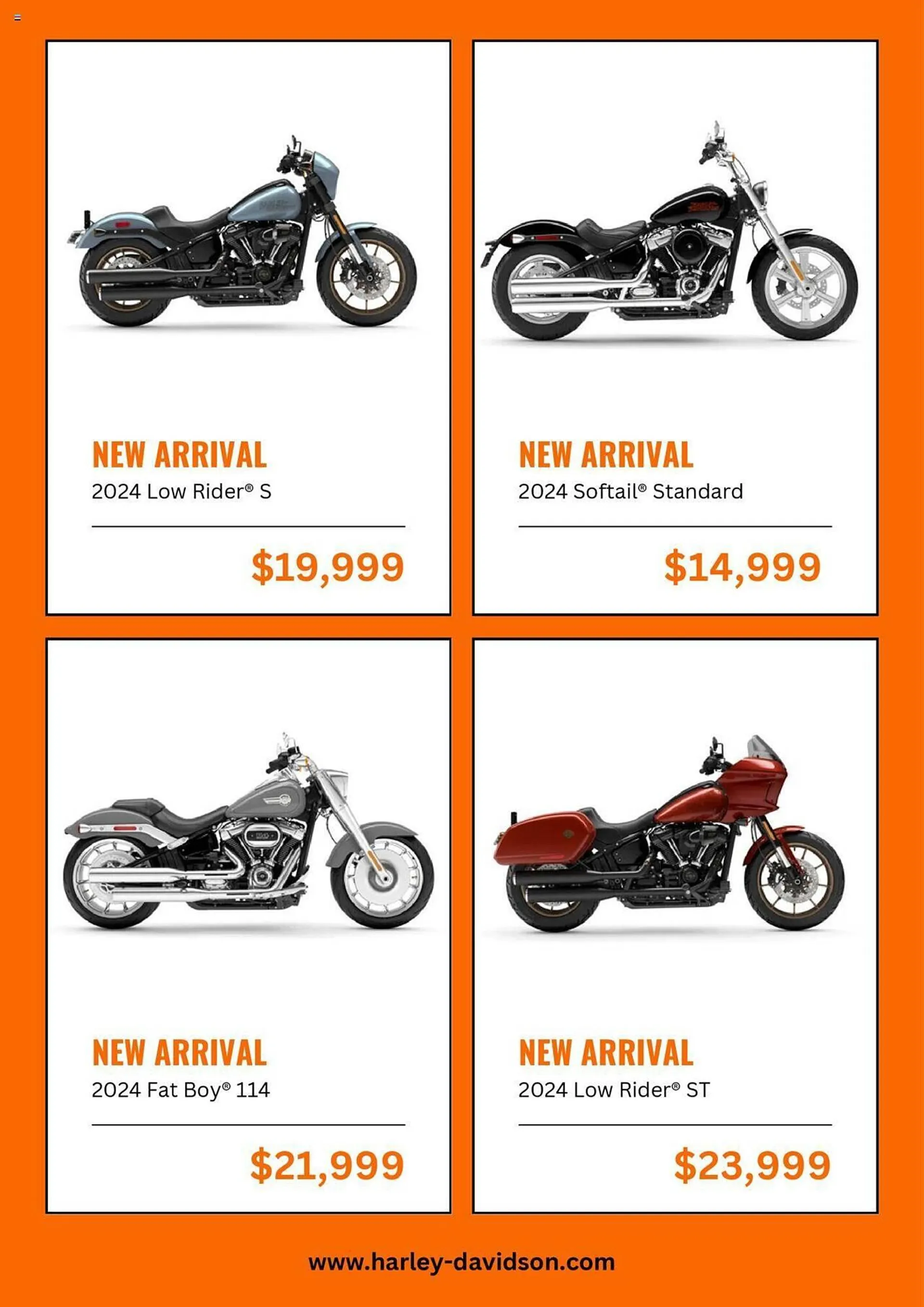 Weekly ad Harley Davidson Weekly Ad from October 17 to November 18 2024 - Page 9