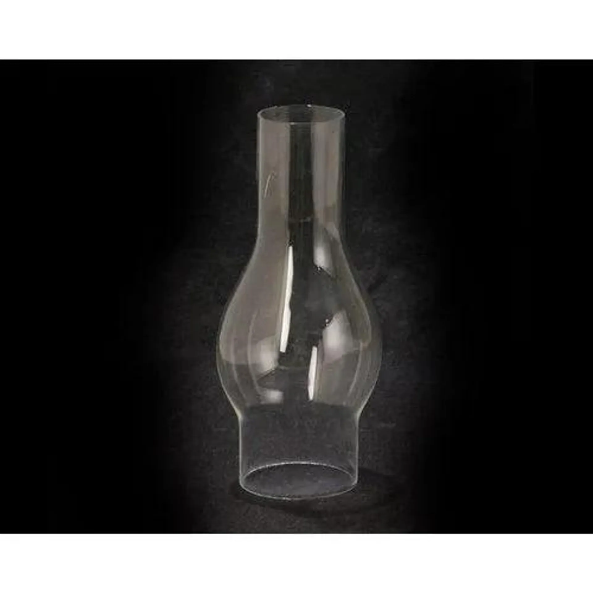 Clear Glass 6 1/2 Inch Oil Lamp Chimney