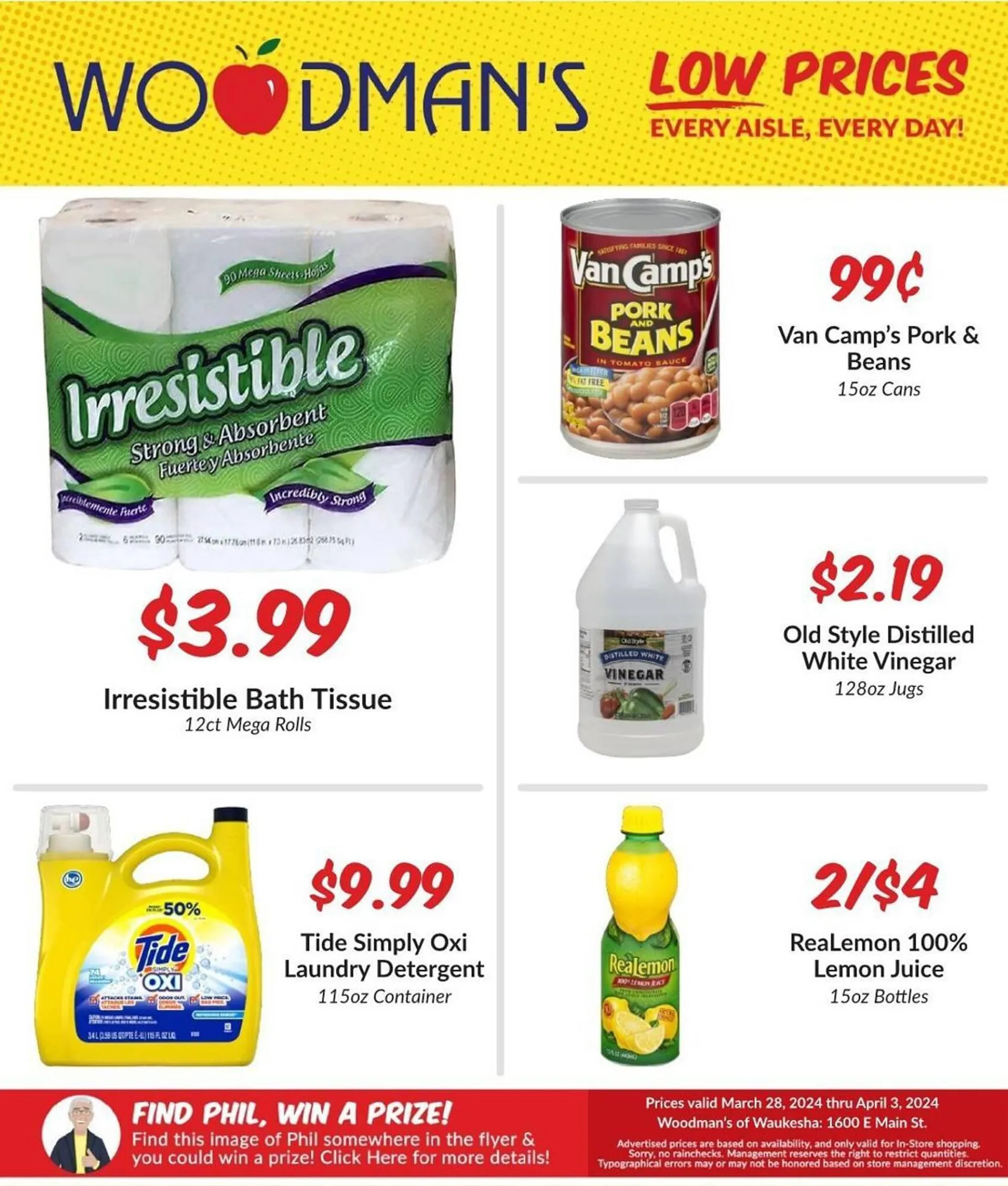 Weekly ad Woodman's Weekly Ad from March 28 to April 3 2024 - Page 1