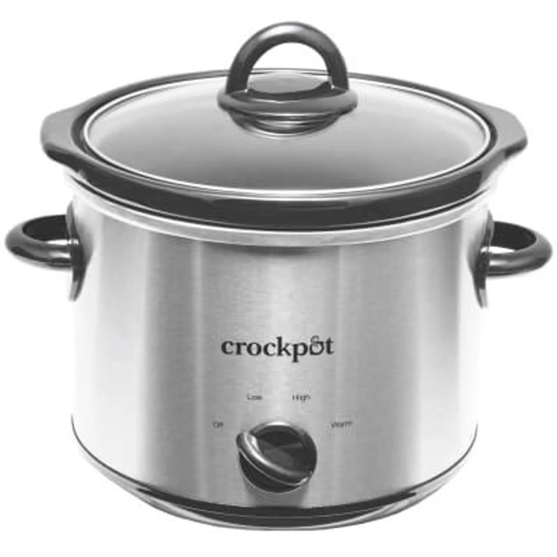 Crock-Pot 3 qt Stainless Steel Round Slow Cooker