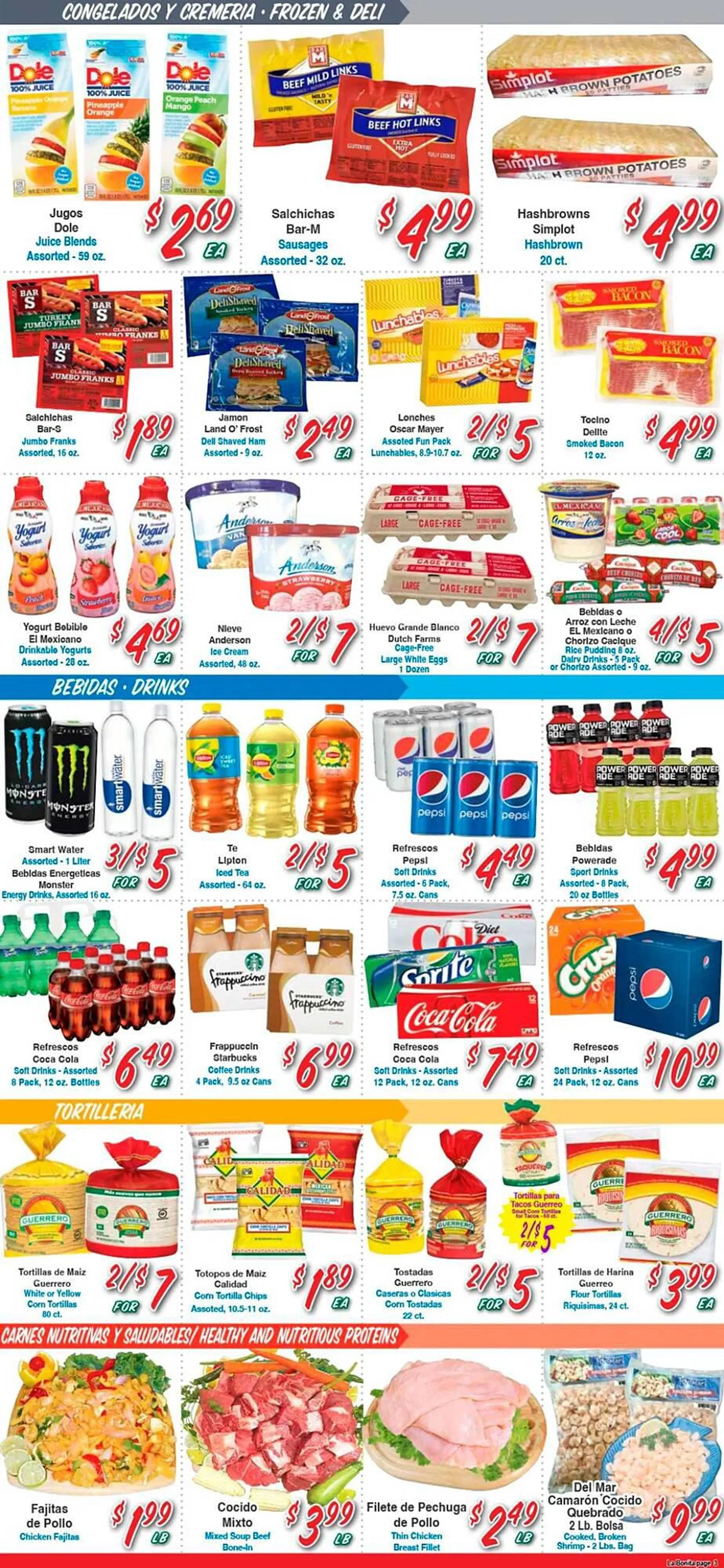 Weekly ad La Bonita Supermarkets Weekly Ad from January 10 to January 16 2024 - Page 1