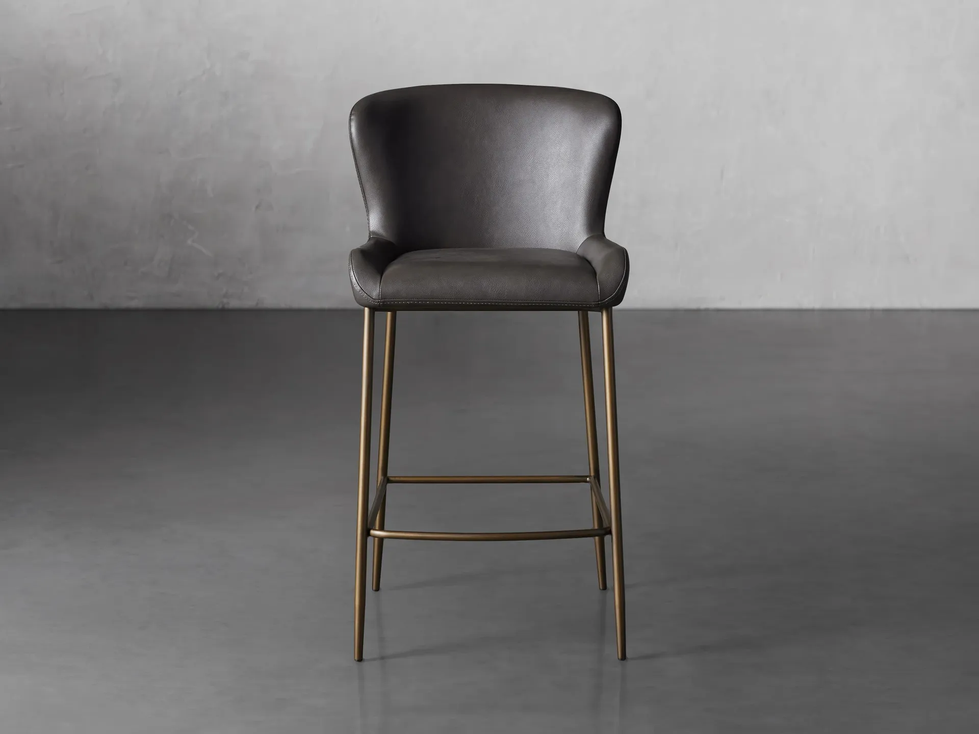 Kirsten Faux Leather Stool