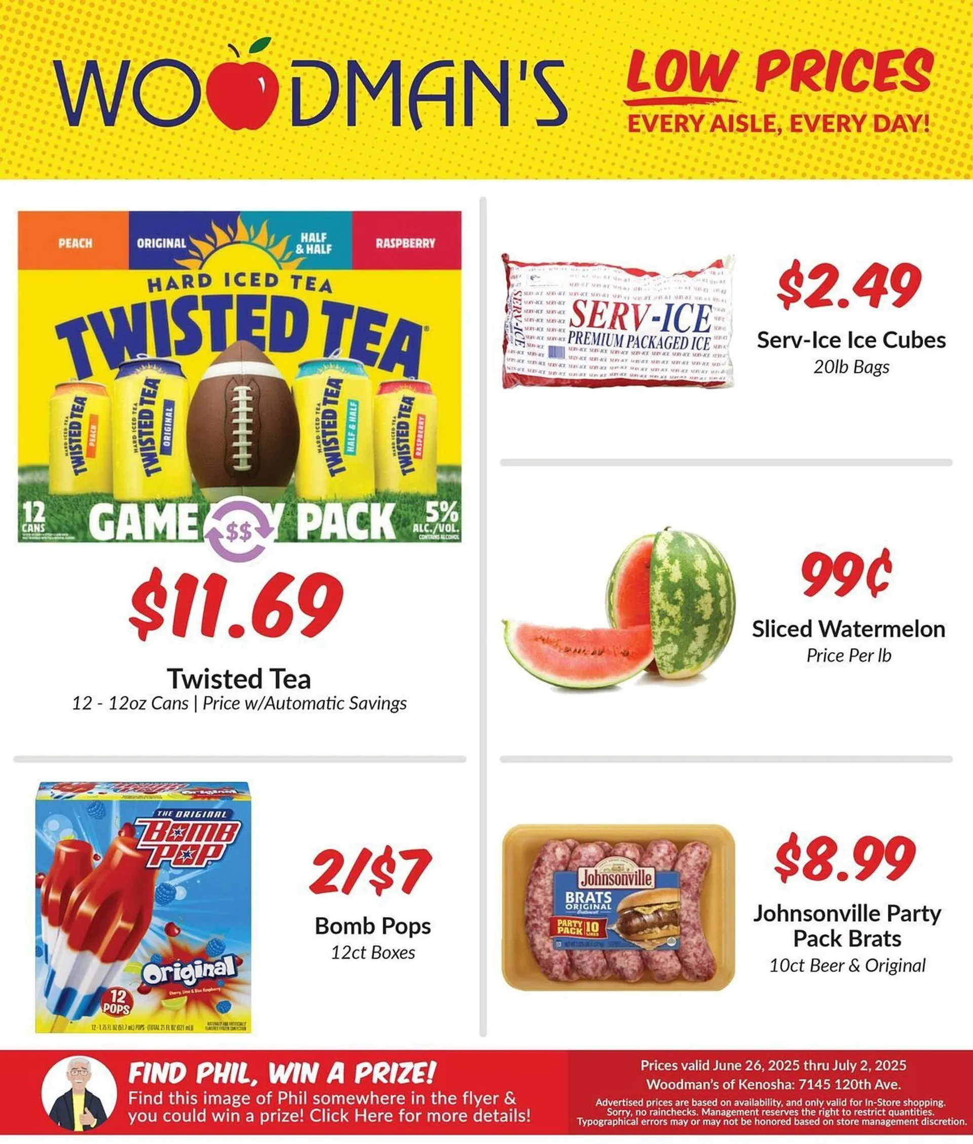 Weekly ad Woodman's Weekly Ad from June 26 to July 2 2025 - Page 1