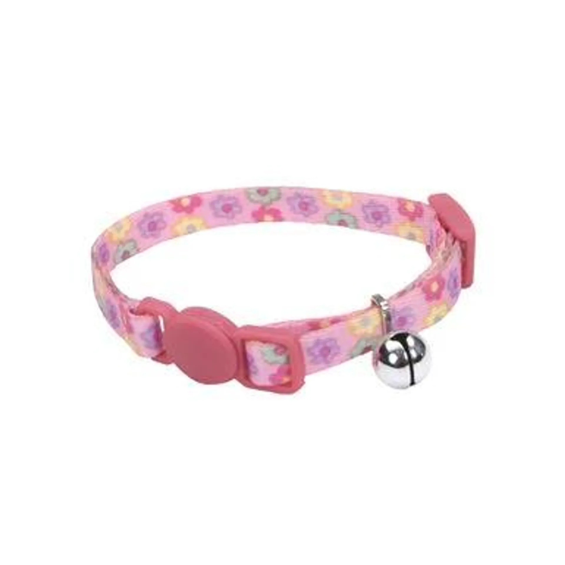 Li'l Pals® Adjustable Breakaway Kitten Collar, Daisy Multi-Color, 5/16" x 06"-08"