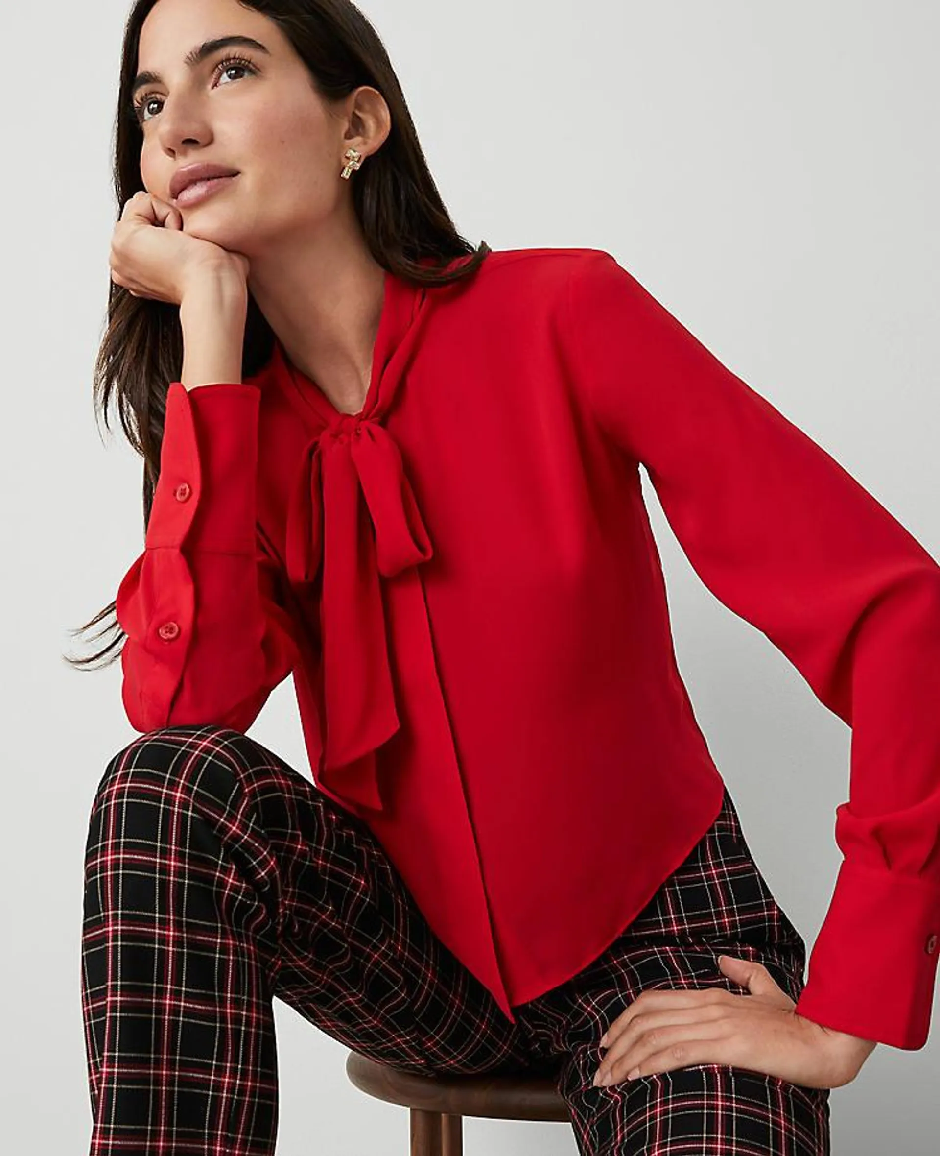 Modern Bow Blouse