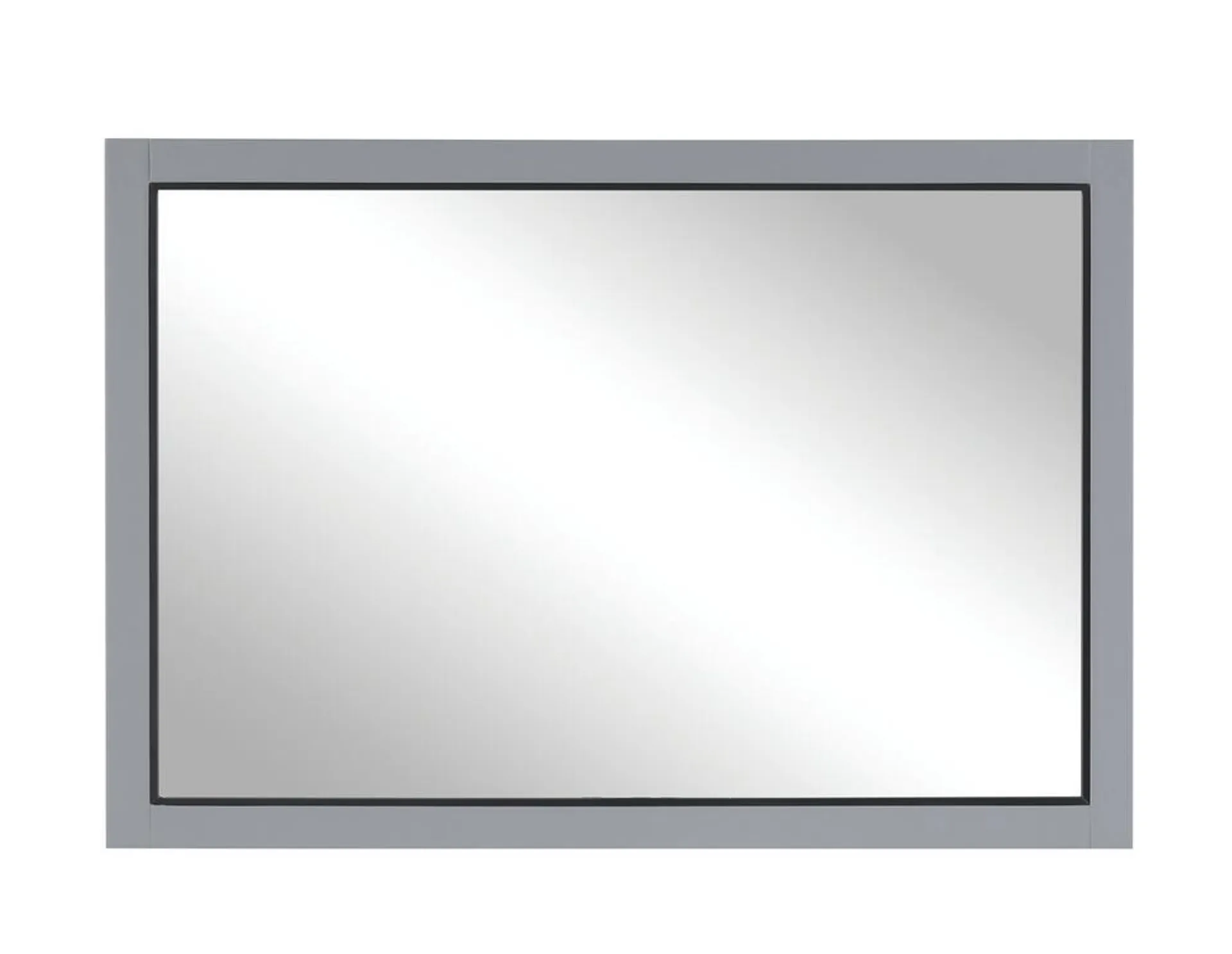 Tuscany® Tirana 46"W x 32"H Gray Framed Mirror